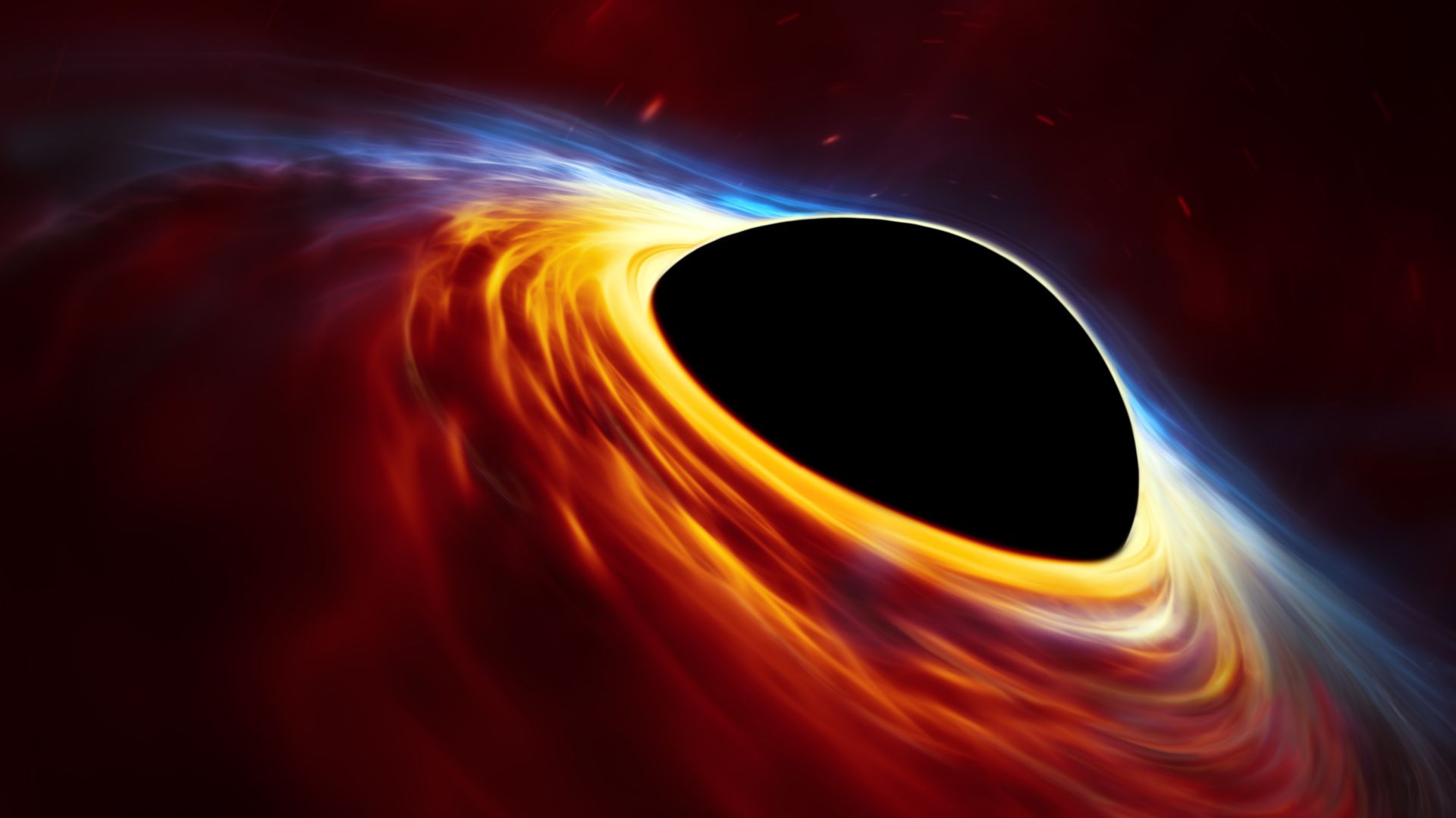 Wallpaper Supermassive, black hole, space, 5k