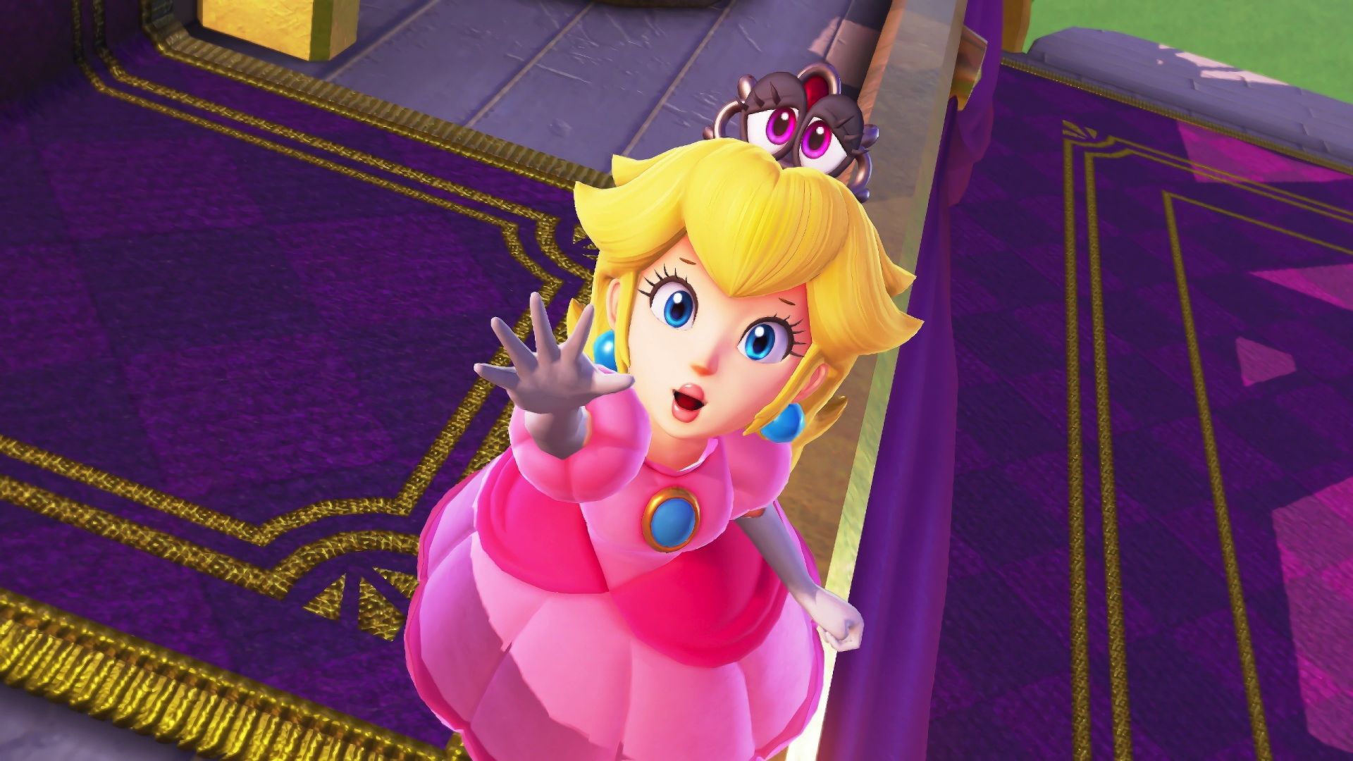 Desktop Wallpaper Blonde Princess Super Mario Odyssey 4k Hd