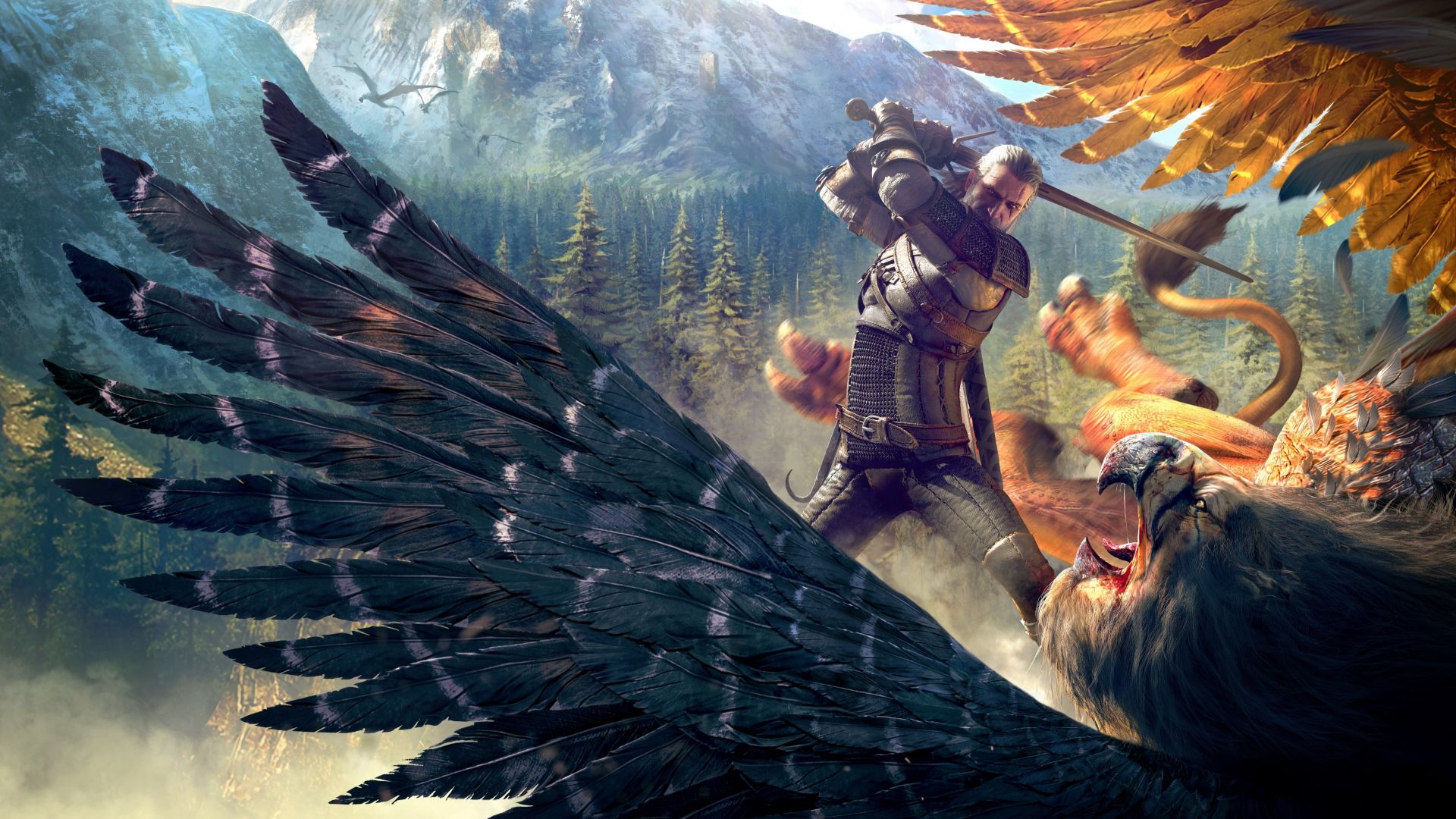 Wallpaper The Witcher 3: Wild Hunt game, 2020