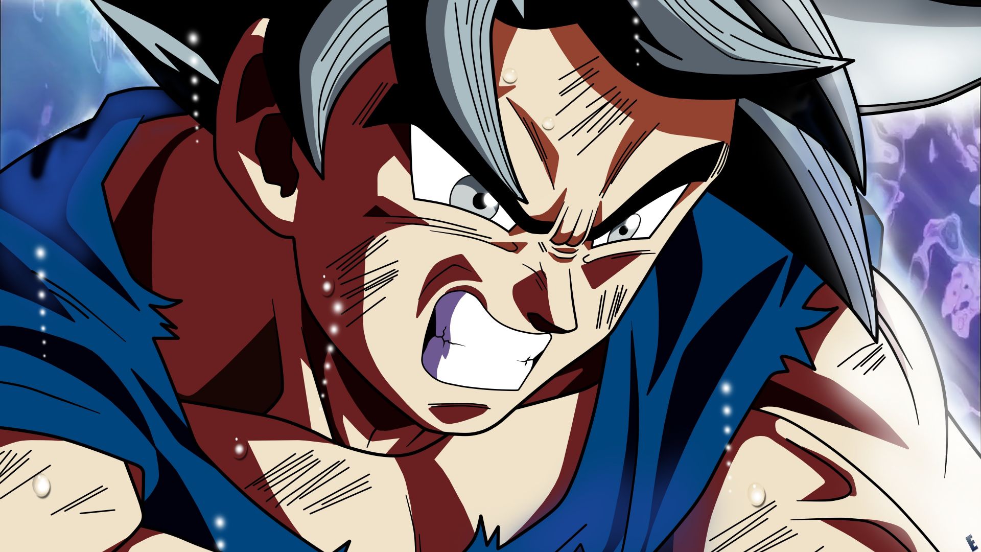Wallpaper Goku, dragon ball super, angry face, anime, 5k