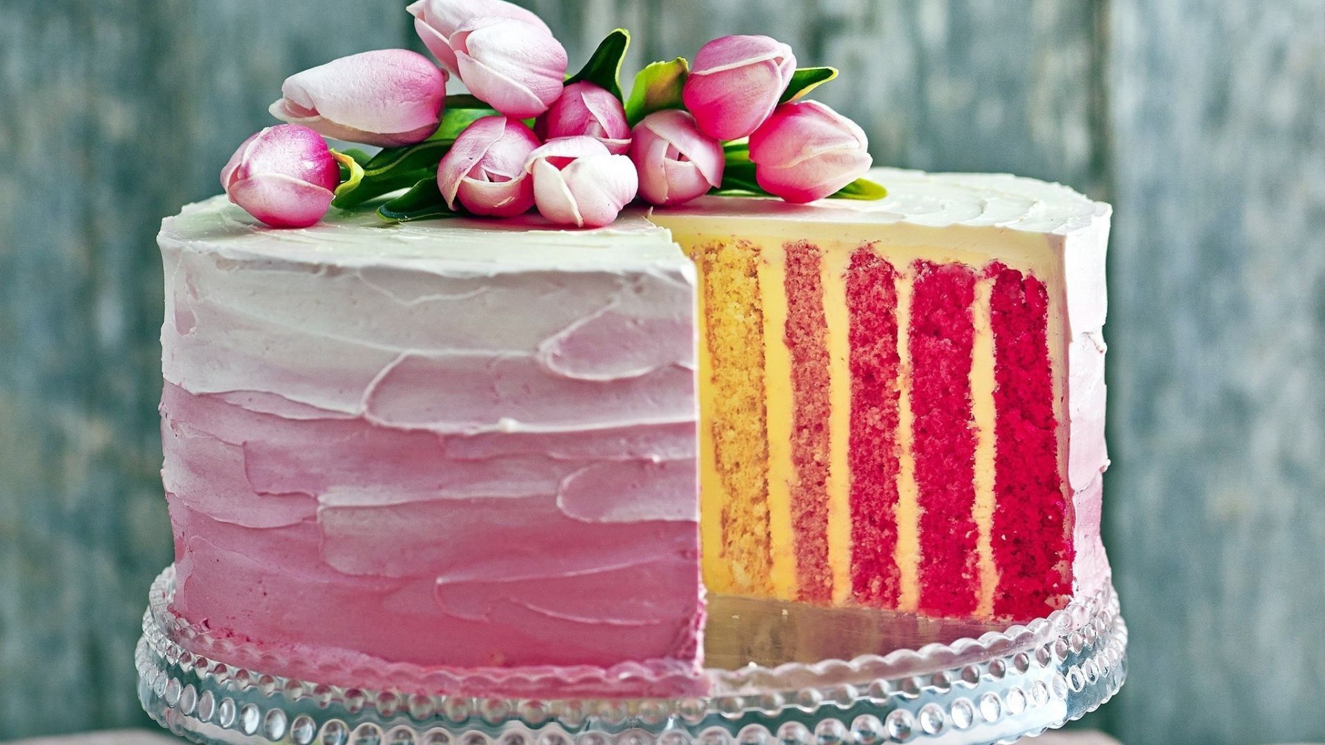 Wallpaper Colorful cake, baking, dessert