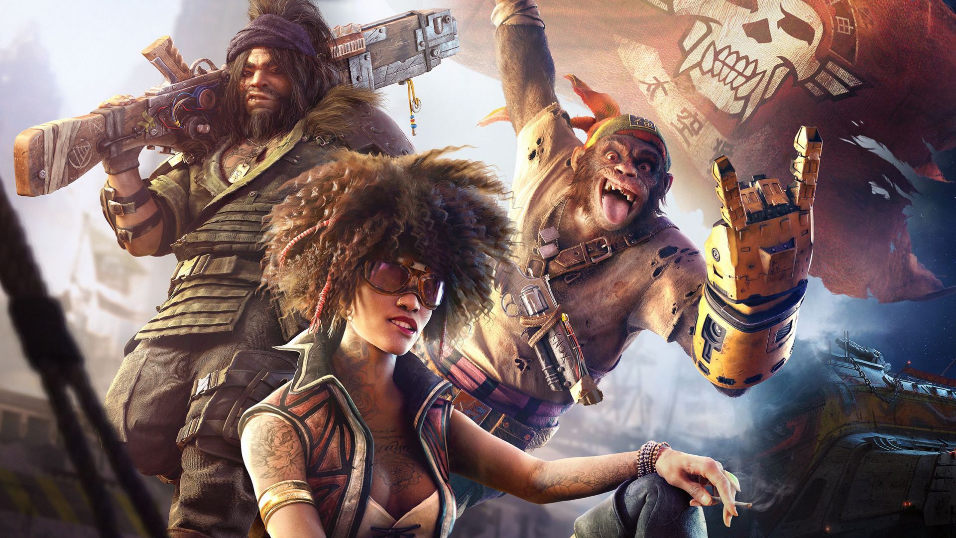 Wallpaper Beyond Good and Evil 2, video game, monkey, characters