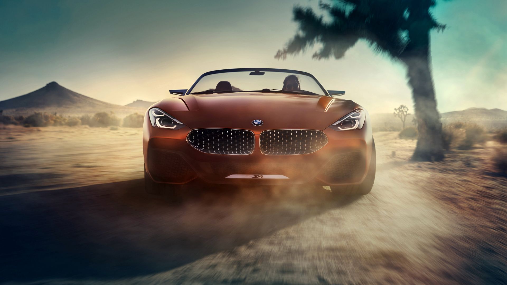 Wallpaper BMW Concept Z4, sports cars, front, 4k
