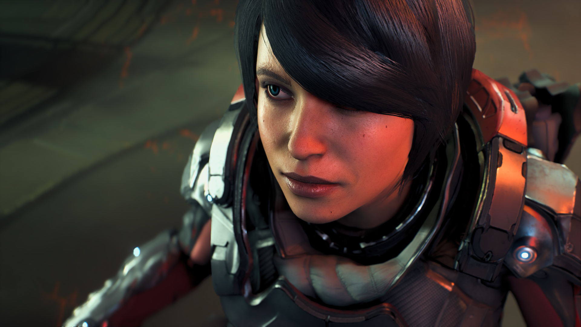 Desktop Wallpaper Girl Soldier, Sara Ryder, Mass Effect: Andromeda, Hd  Image, Picture, Background, Fca79e