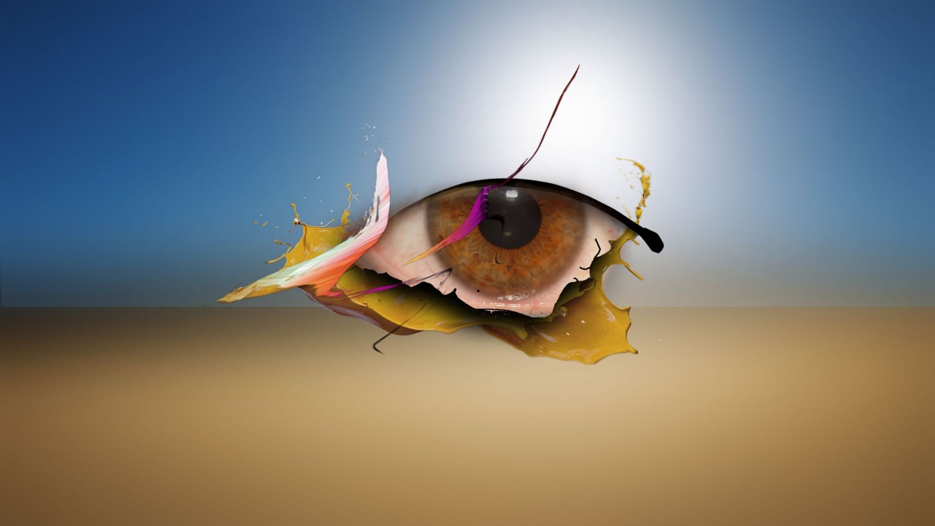 Wallpaper Fantasy eye artwork wallpaper