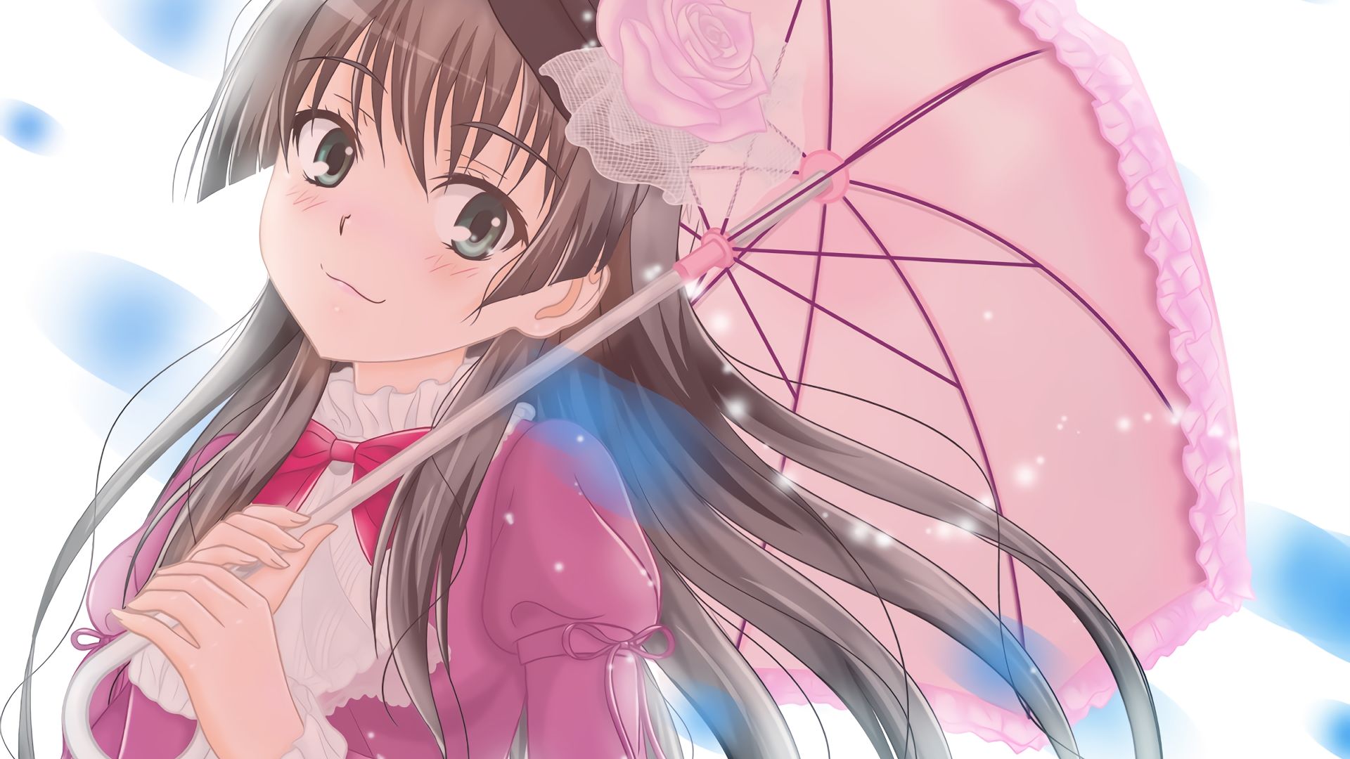 Wallpaper To Aru Kagaku No Railgun, anime, umbrella, anime girl