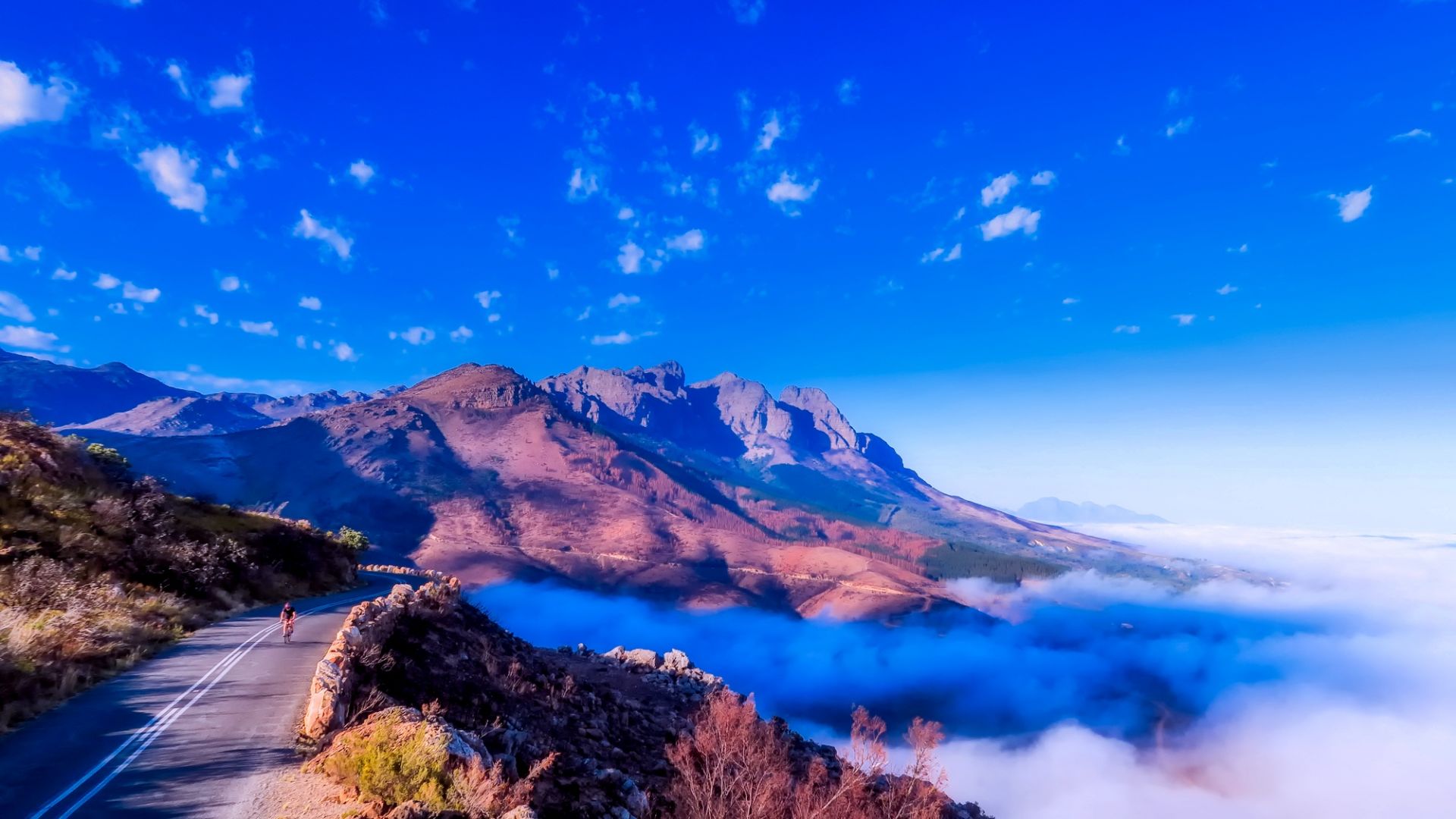 Wallpaper South Africa, panorama, mountains, sky, clouds