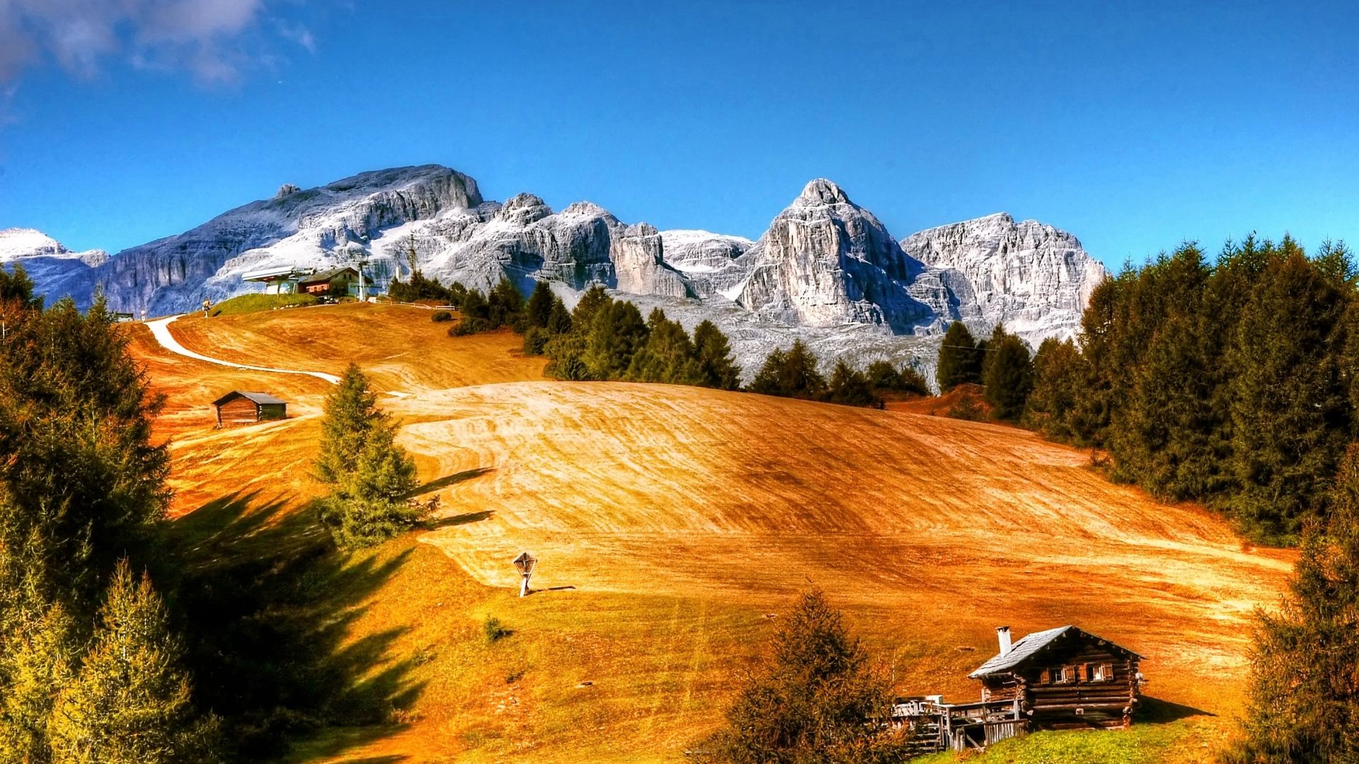 Wallpaper Dolomites mountains, lanscape, nature