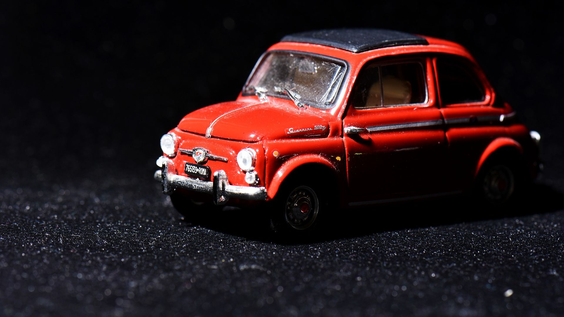 Wallpaper Mini cooper Red car model, toy