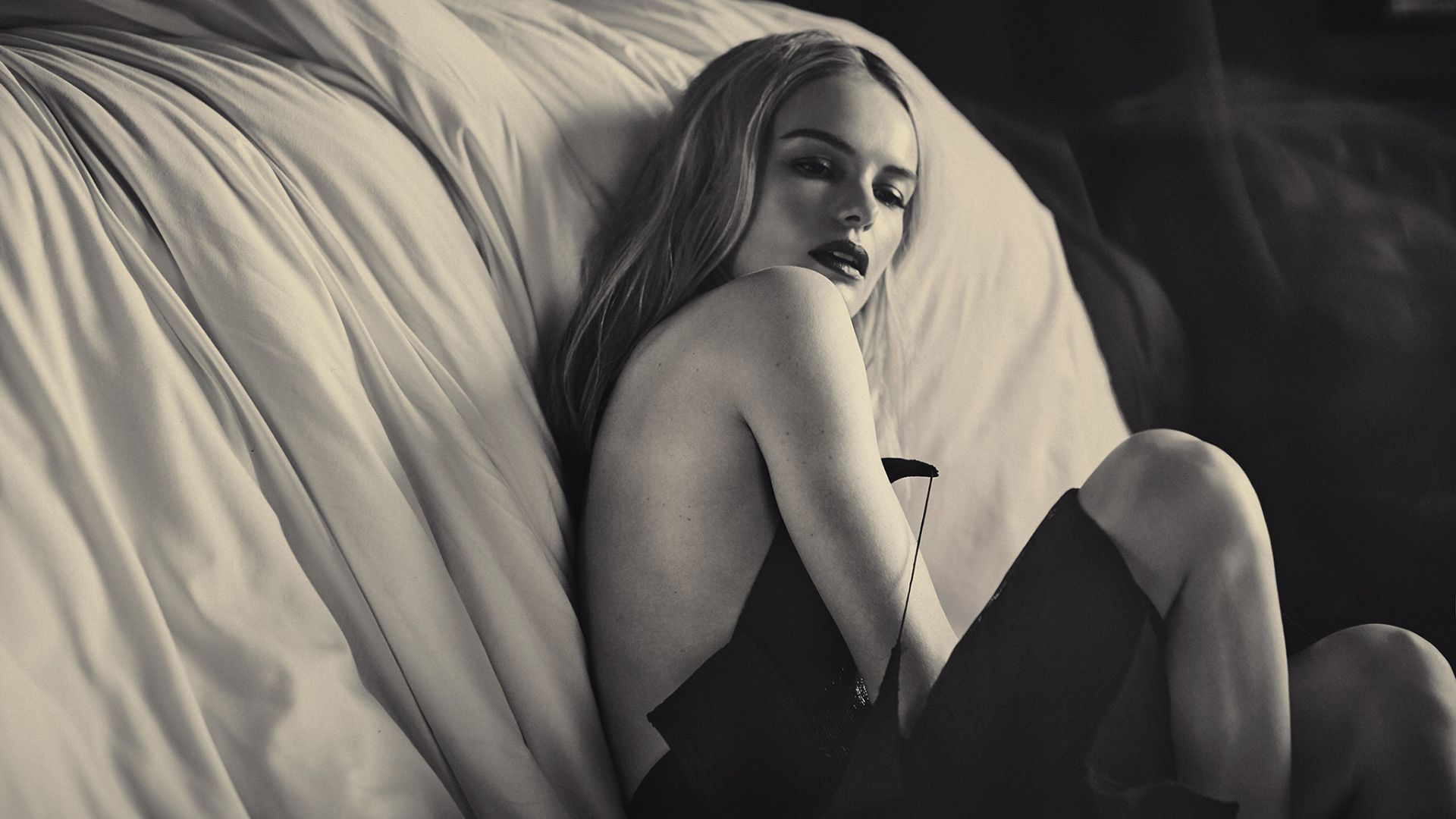 Wallpaper Kate Bosworth, hot actress, monochrome