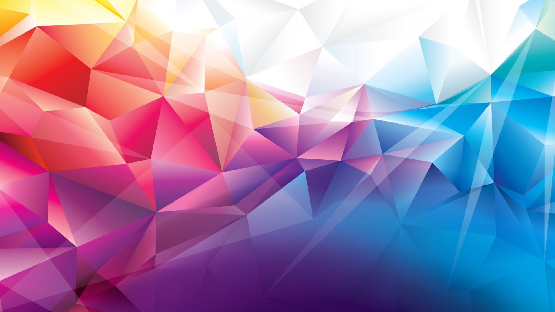Wallpaper Colorful polygons