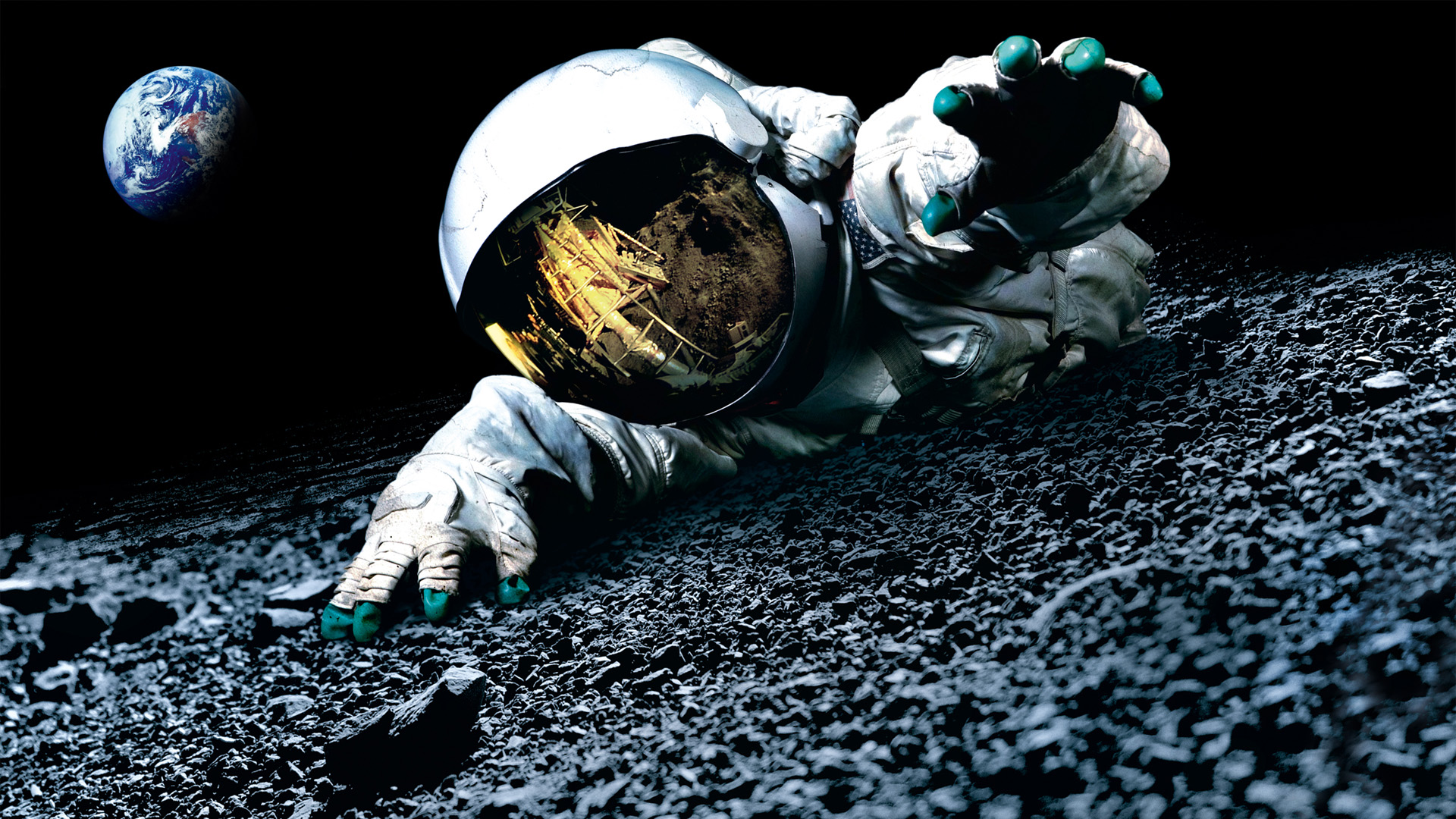 Wallpaper Astronaut, Space, moon, Apollo 18, 2011 movie