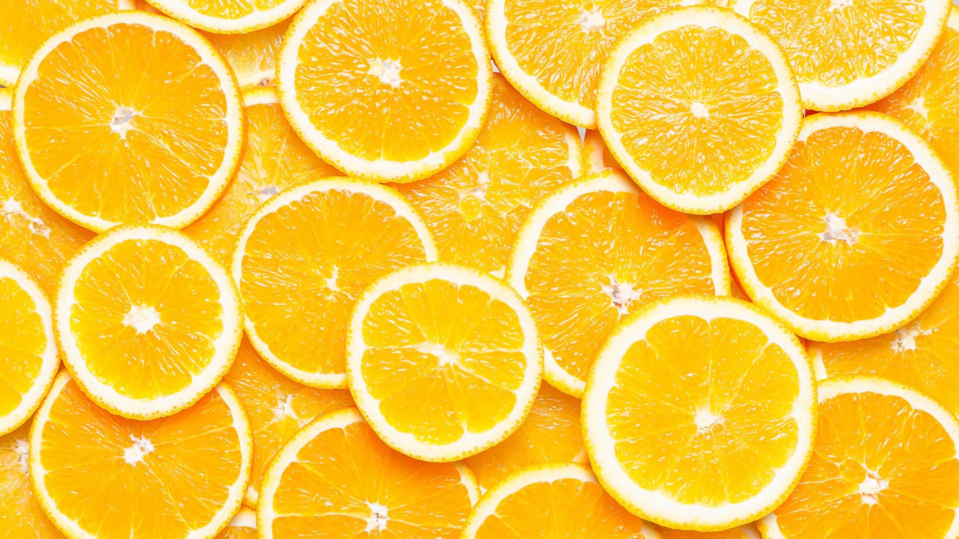 Wallpaper Oranges fruit slices
