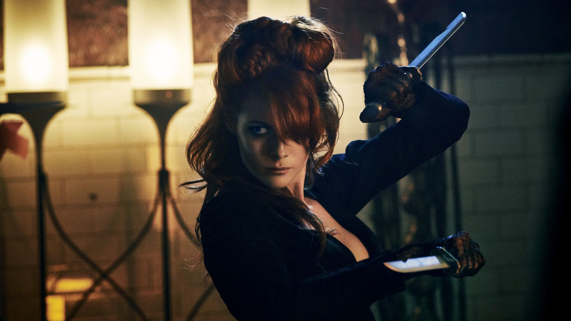 Wallpaper Into the badlands TV show, fight, Emily Beecham