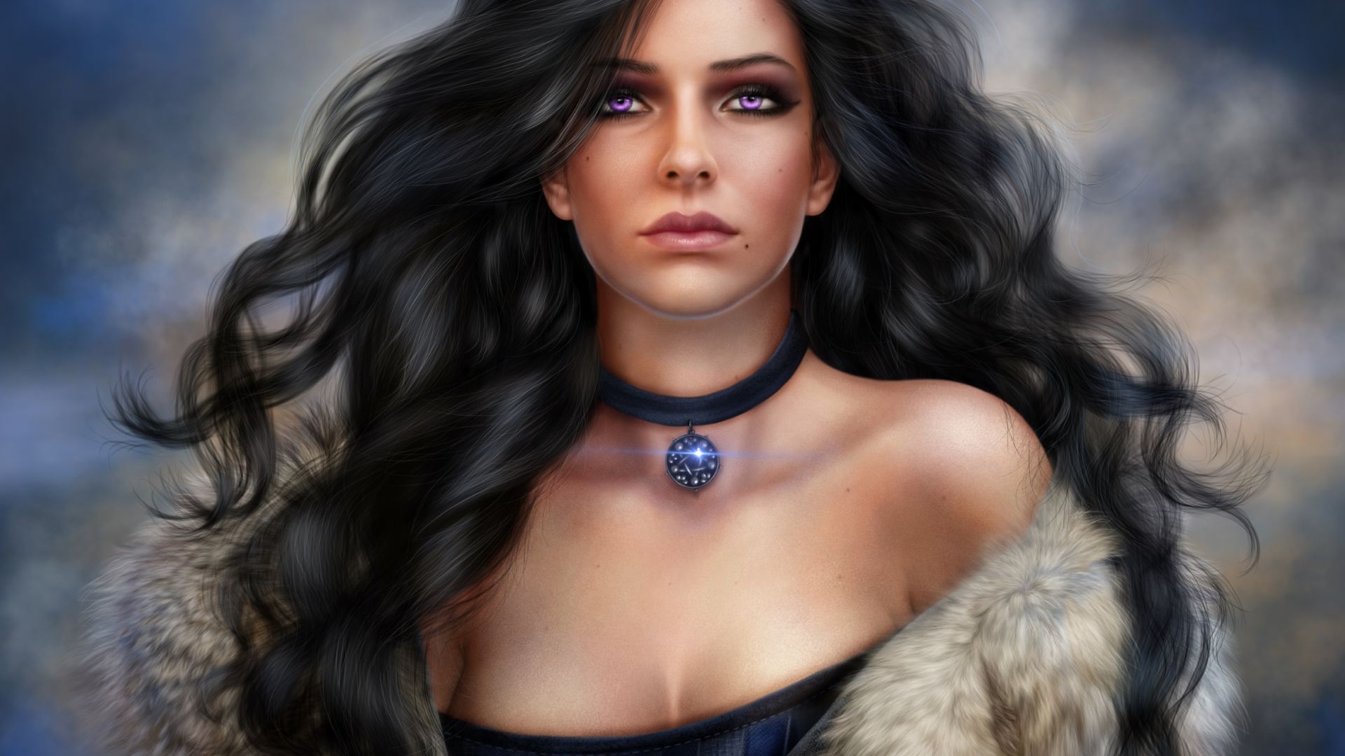 Wallpaper Yennefer, The witcher video game