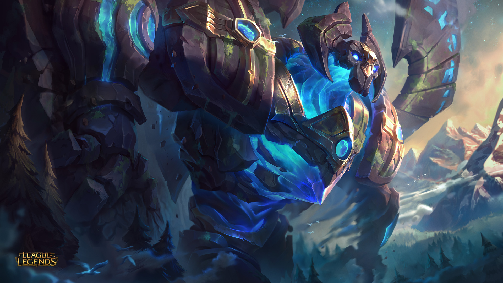 Wallpaper Galio, League of legends online game, gaming