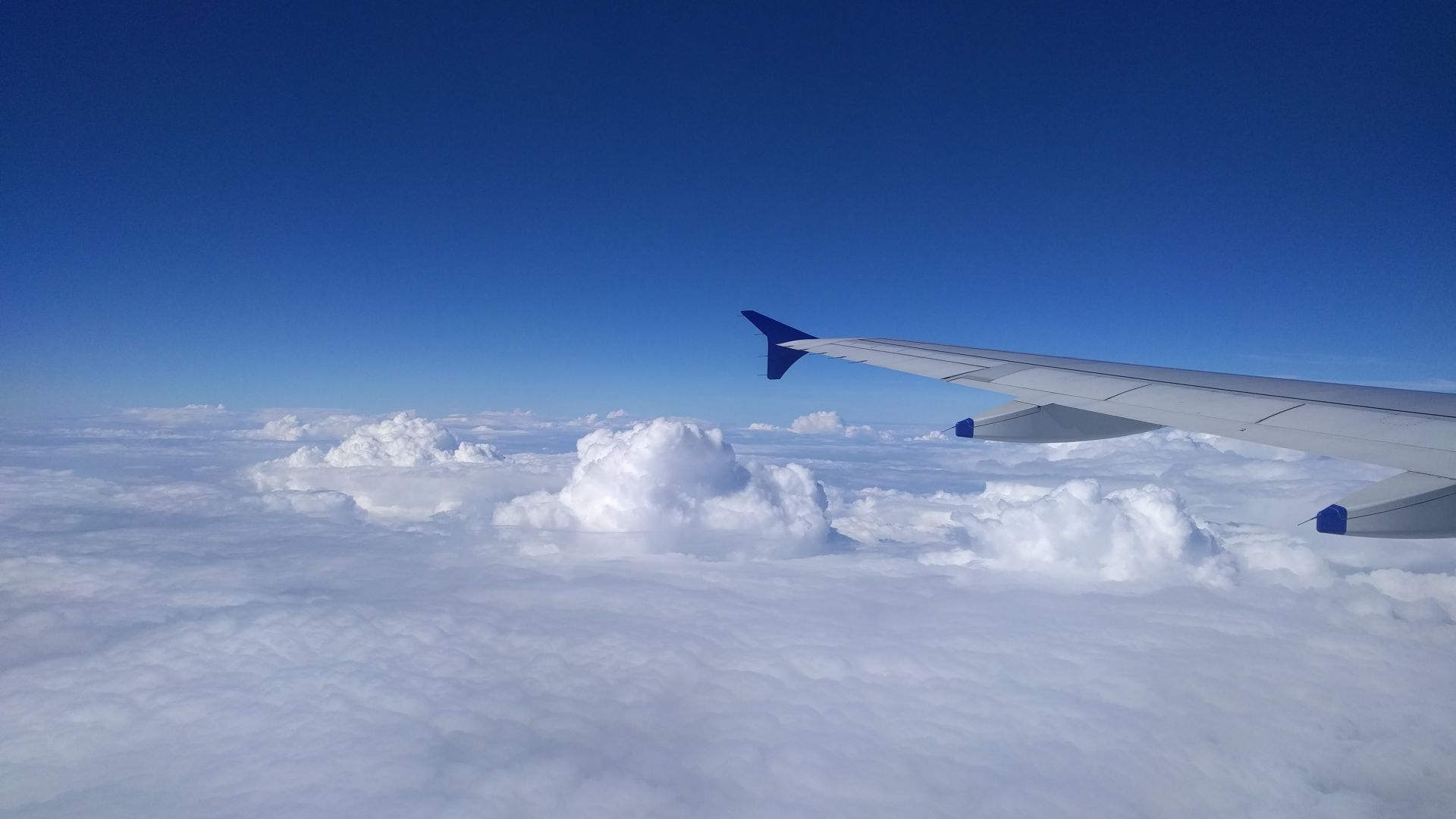 Wallpaper Air view, clouds, nature