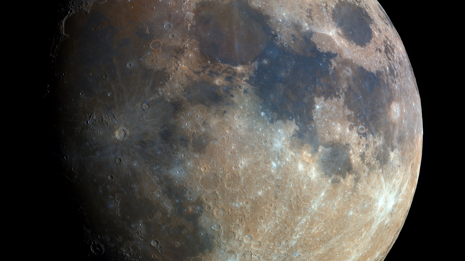 Wallpaper Super moon 2016 closeup 