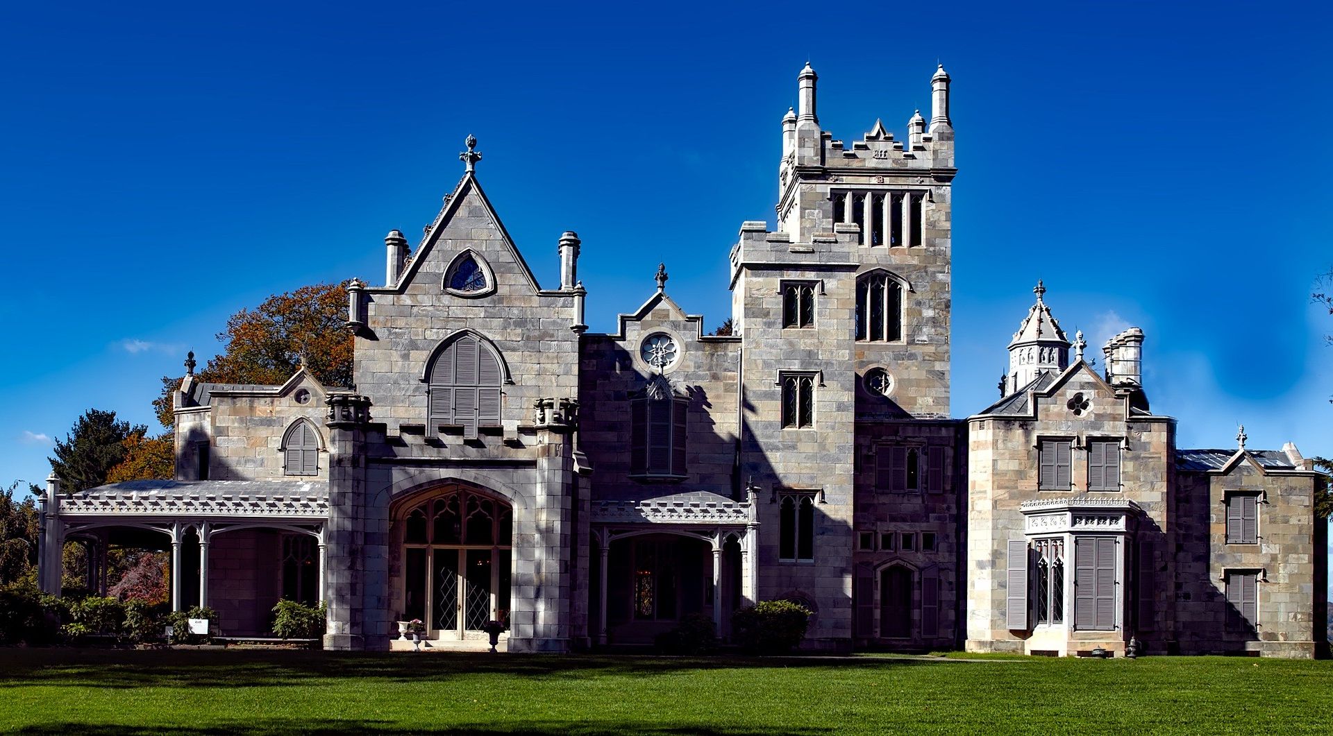 Wallpaper Gothic architecture, castle