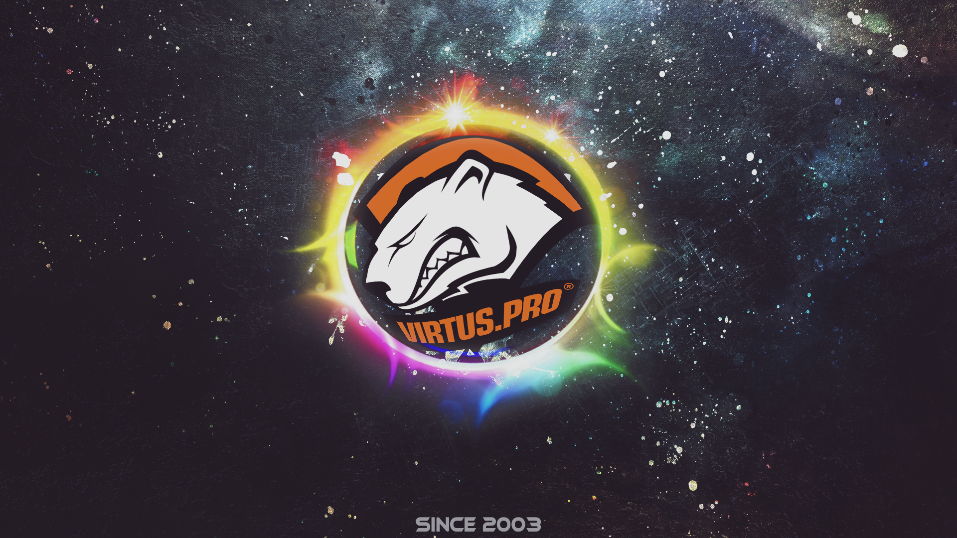 Wallpaper Virtus pro logo, gaming