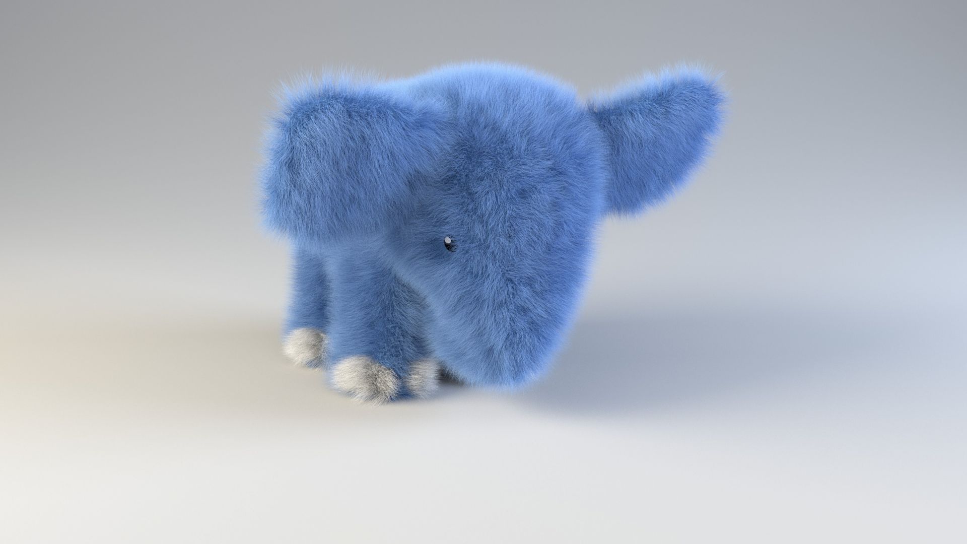 Wallpaper Blue elephant toy