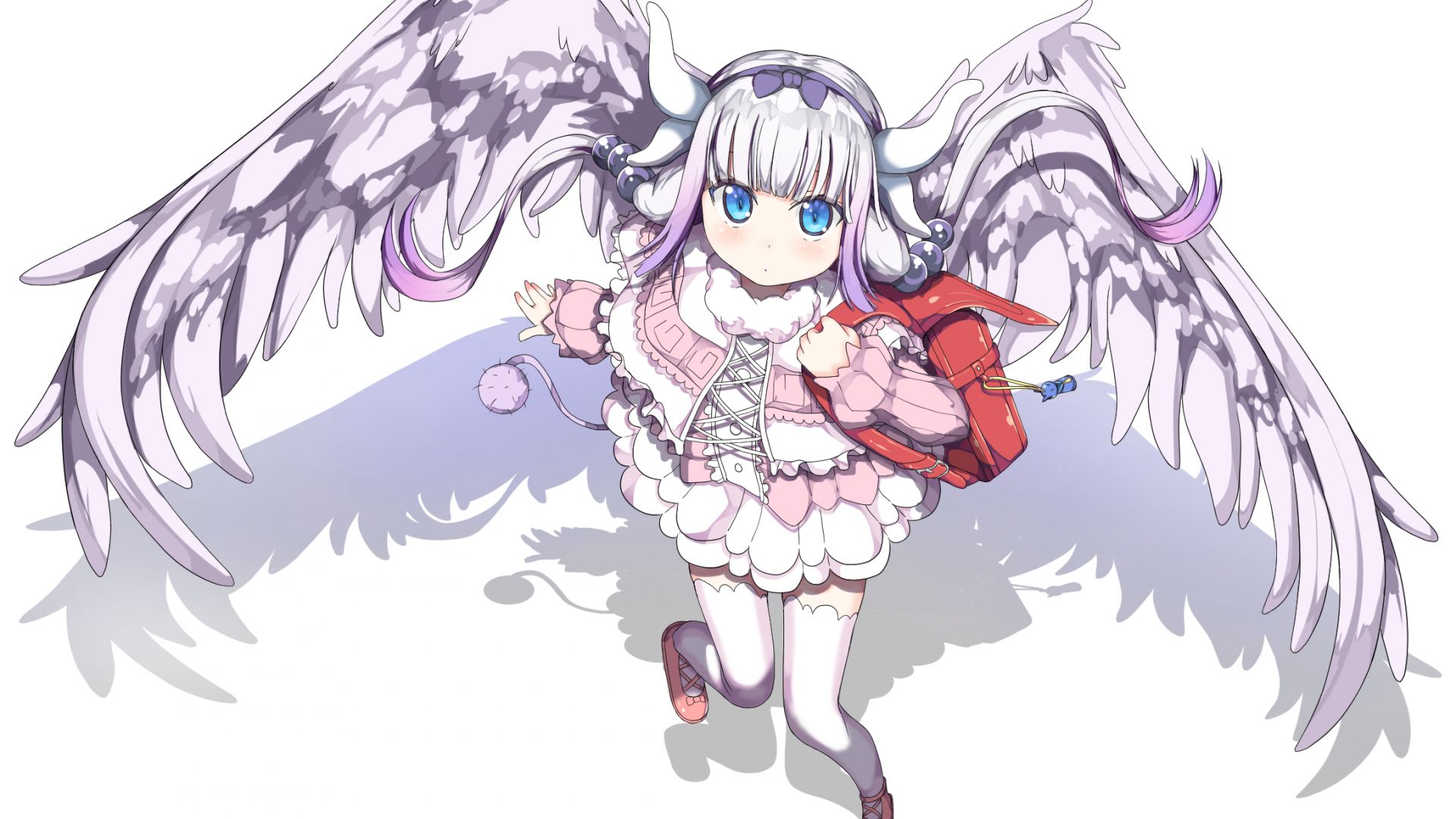 Wallpaper Dragon maid, anime girl