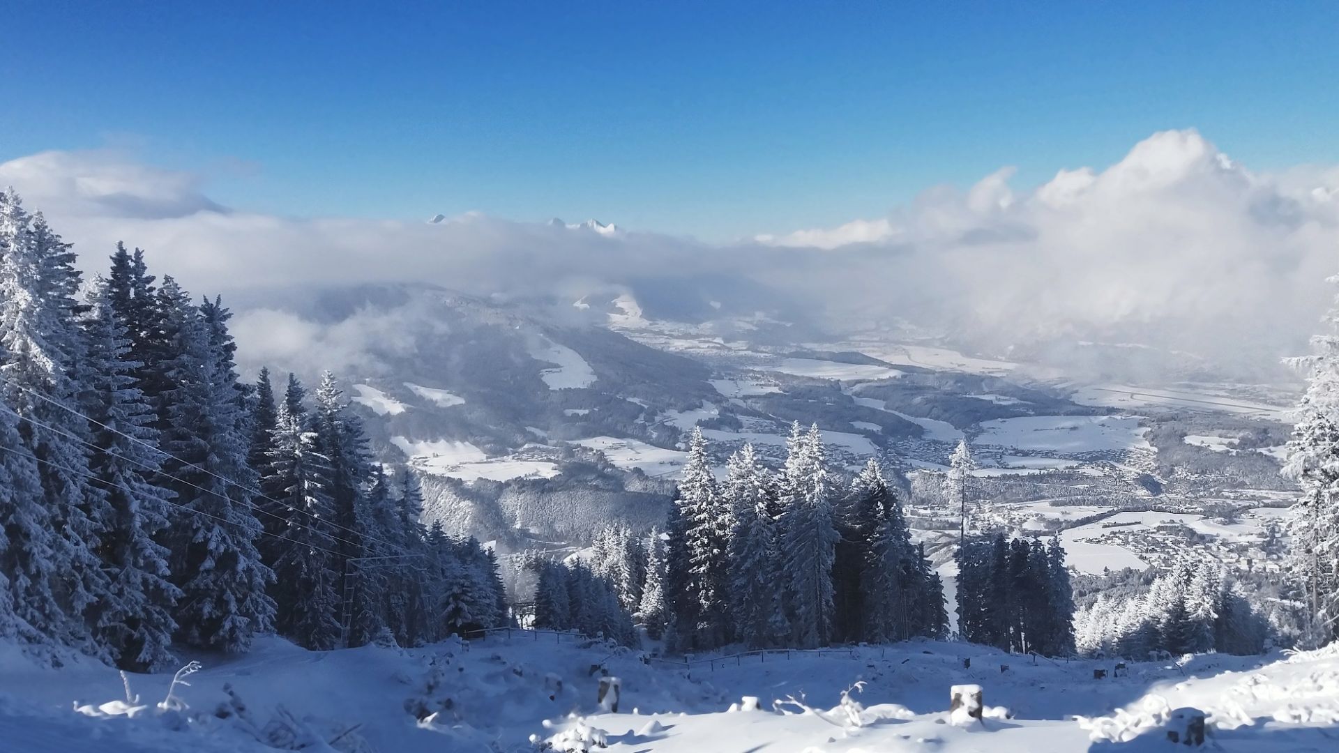 Desktop Wallpaper Igls Ski, Skiing, Snow Alps, Mountains, Winter, Nature, Hd  Image, Picture, Background, Hzg876