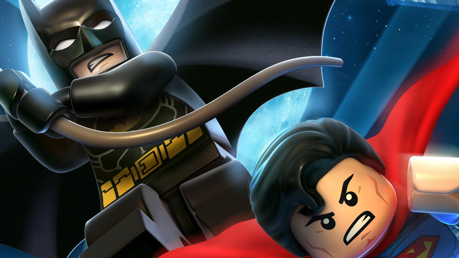 Wallpaper Lego batman and superman