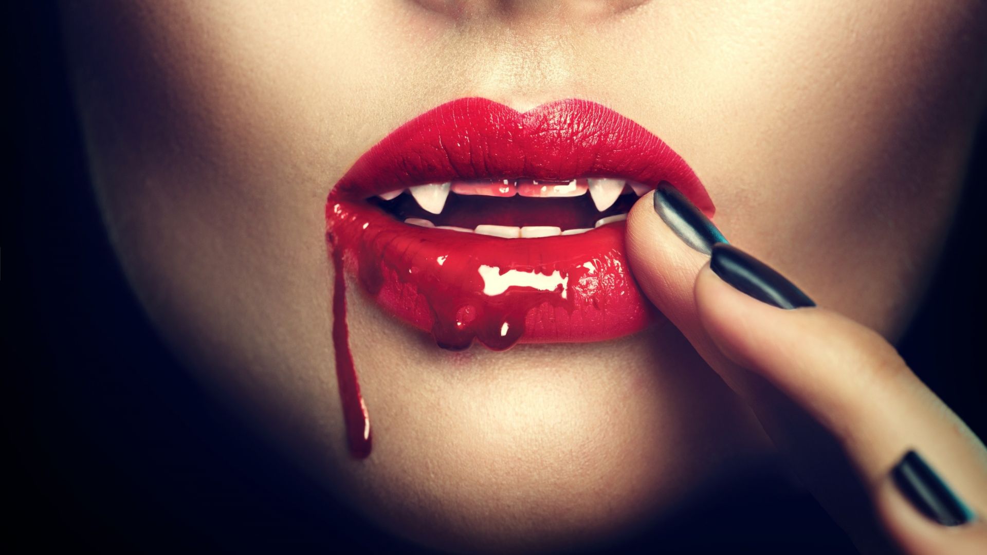 Wallpaper Vampire's lips