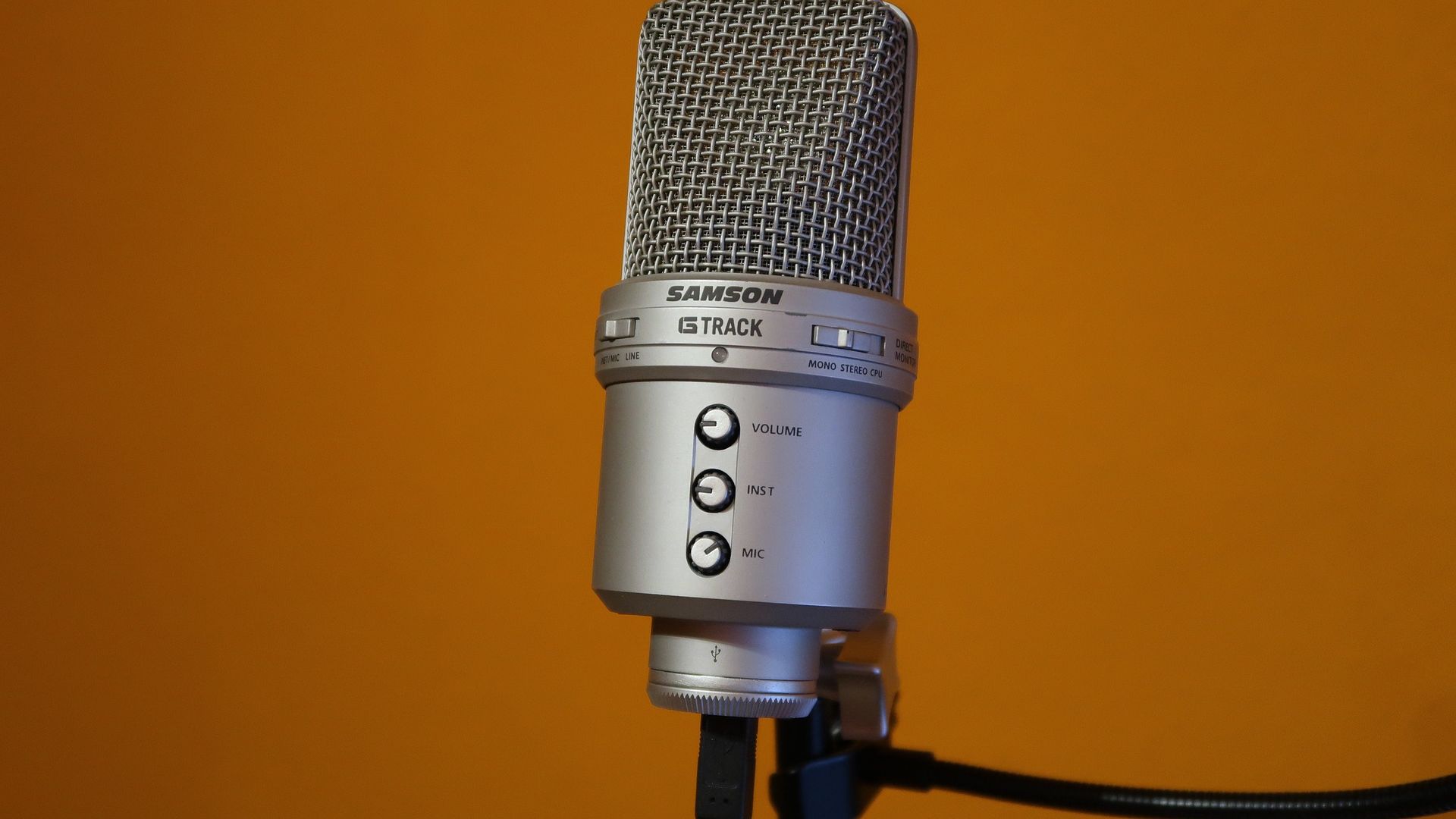 Wallpaper Microphone, Samson, close up