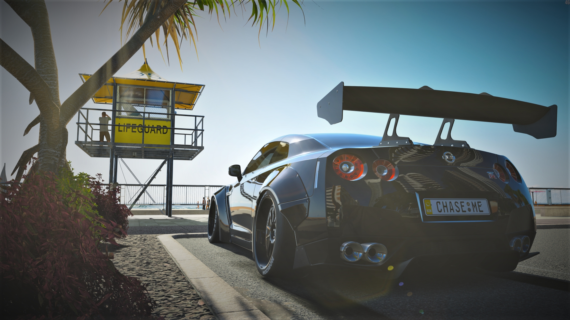 Wallpaper Forza horizon 3, Nissan GT-R, sports car, game