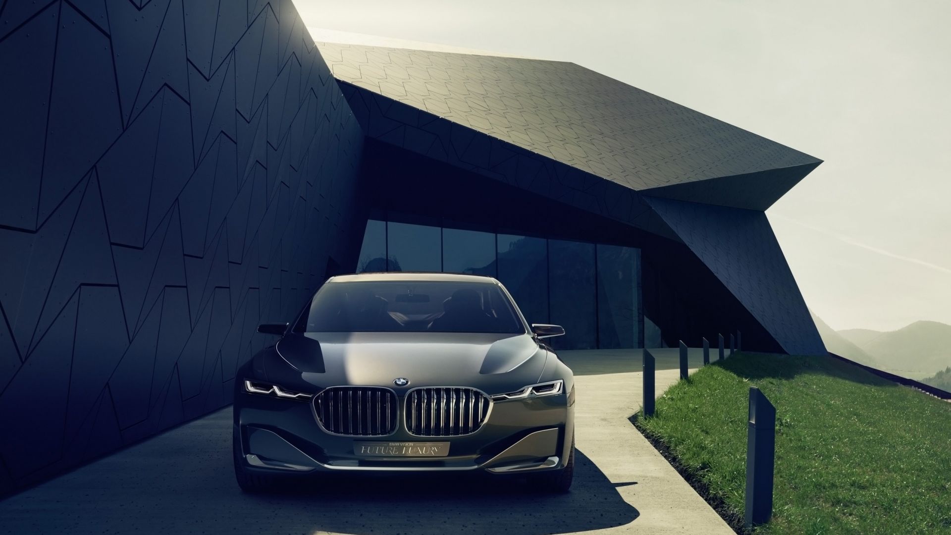 Wallpaper BMW vision future luxury car