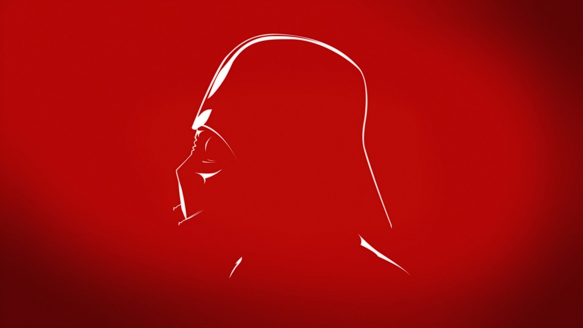 Wallpaper Darth Vader, Star wars, villain, minimal