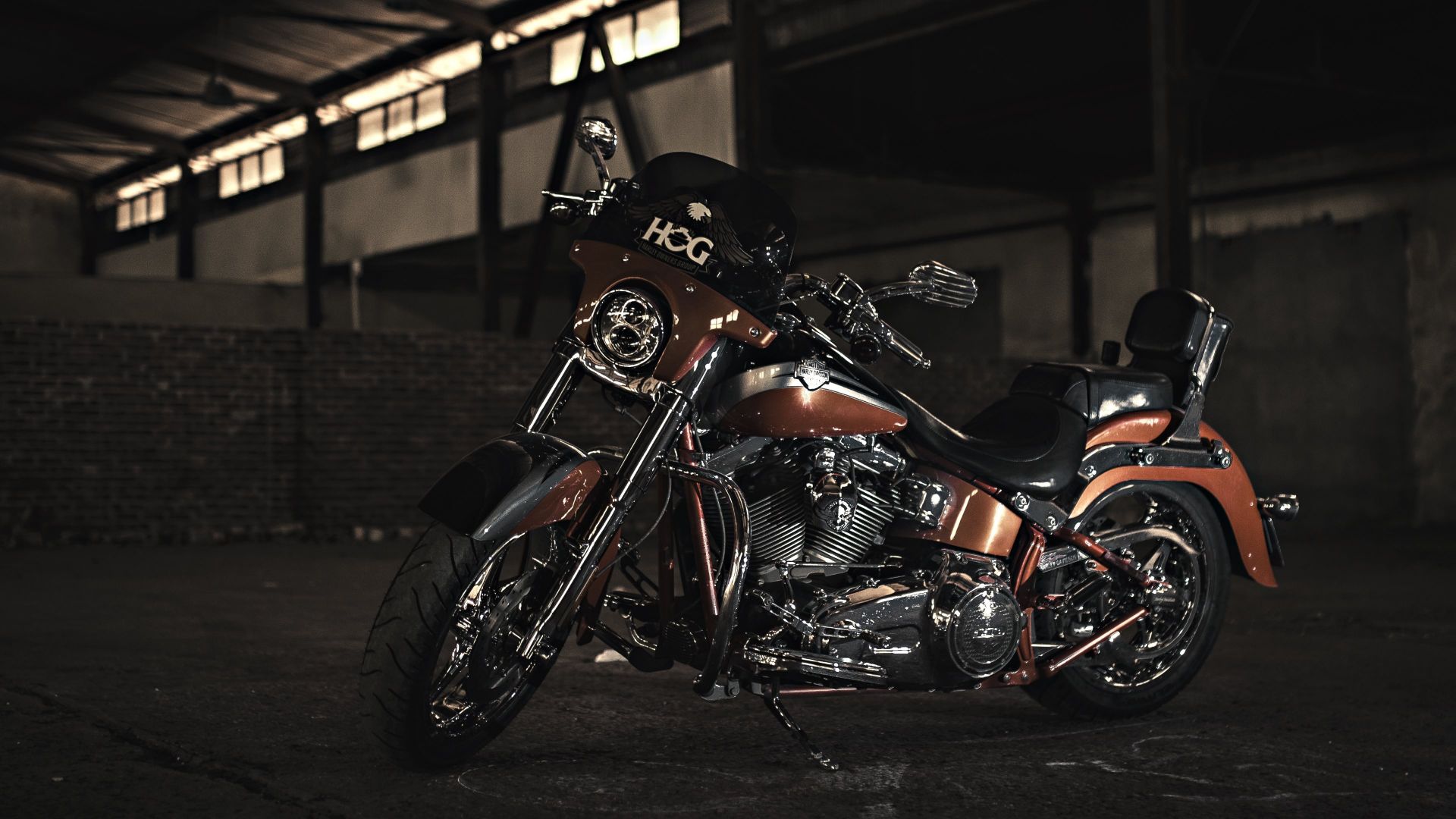 Wallpaper Harley davidson motorcycle