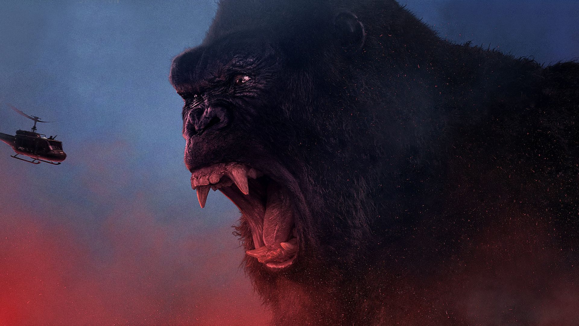 Wallpaper Kong: skull island, 107 movie, big gorilla
