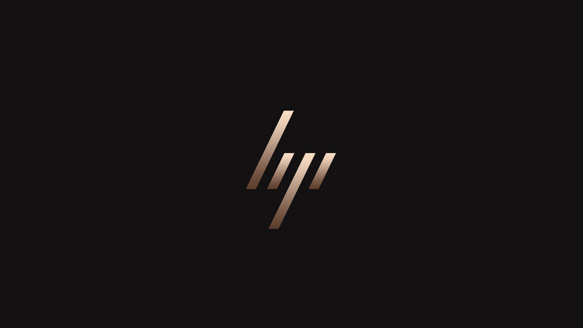 Wallpaper Hp minimal logo