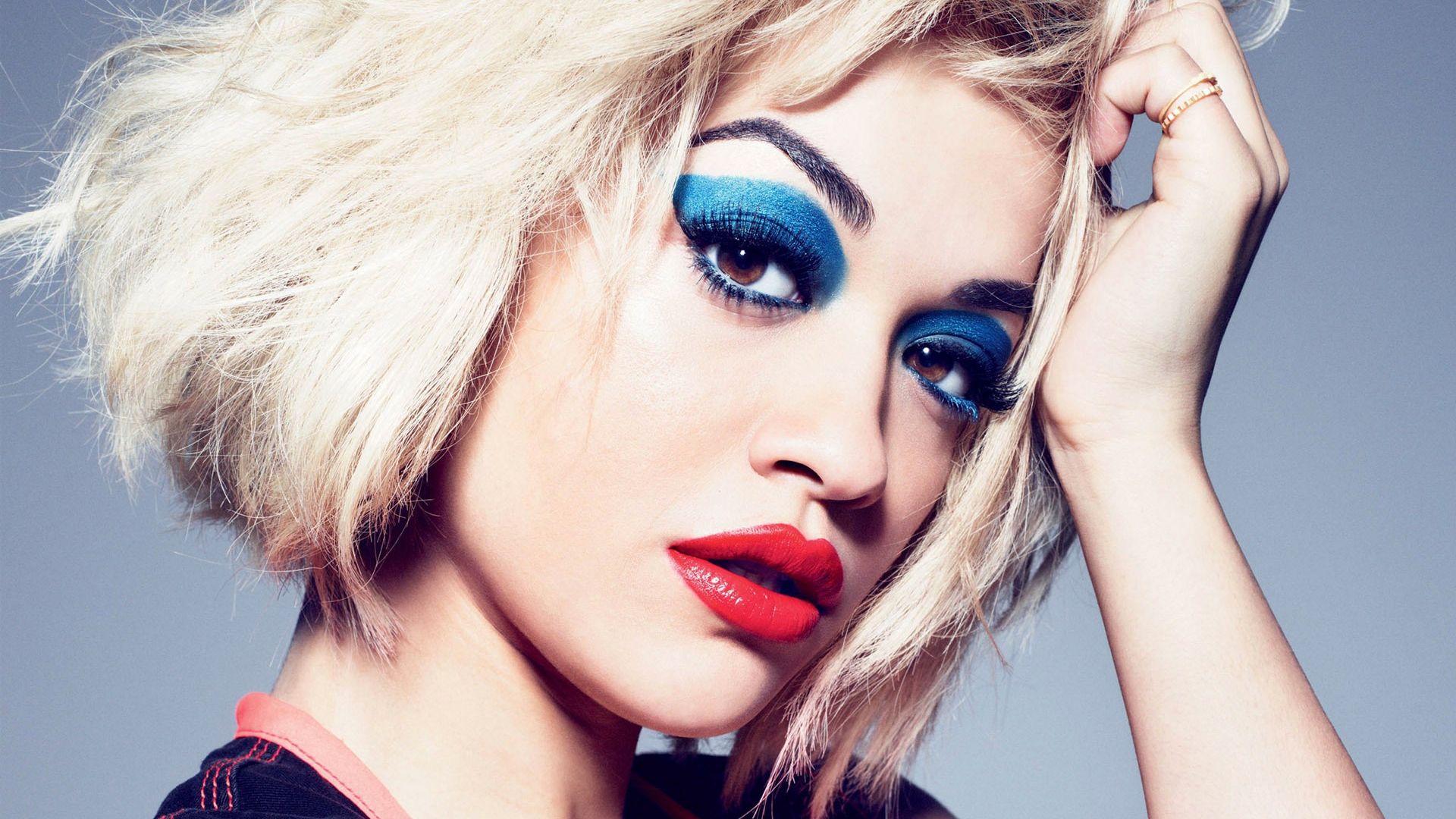 Wallpaper Singer Rita Ora, makeup