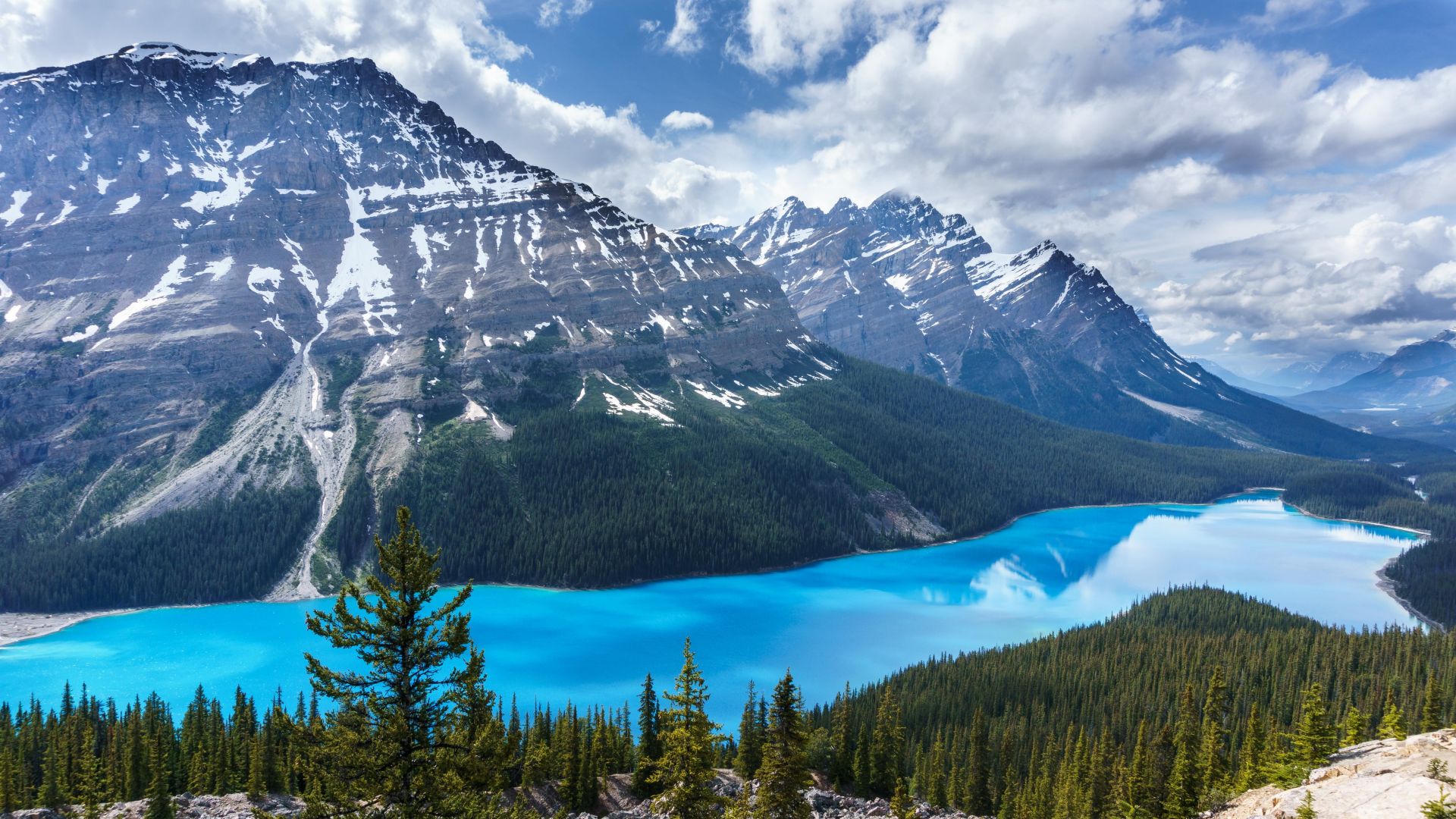 Desktop Wallpaper Rocky Mountains Of Banff National Park Hd - 