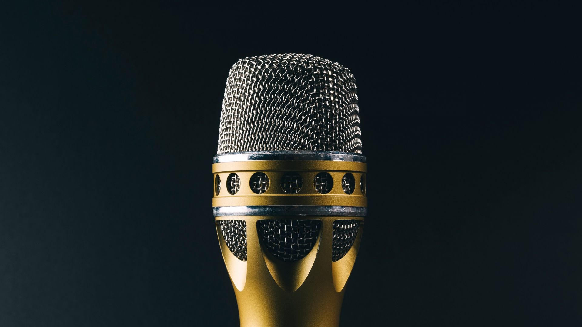 Wallpaper Microphone close up
