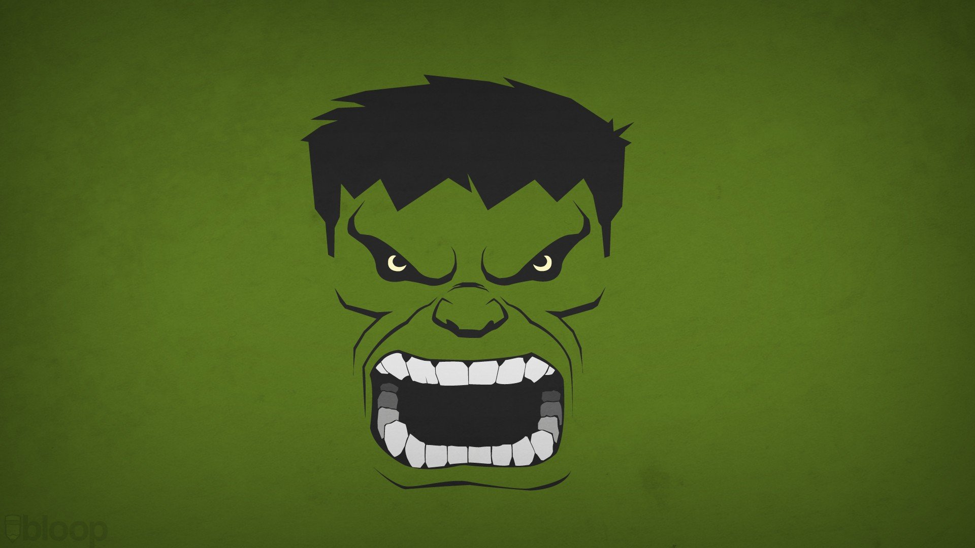 Wallpaper Marvel comics, hulk face