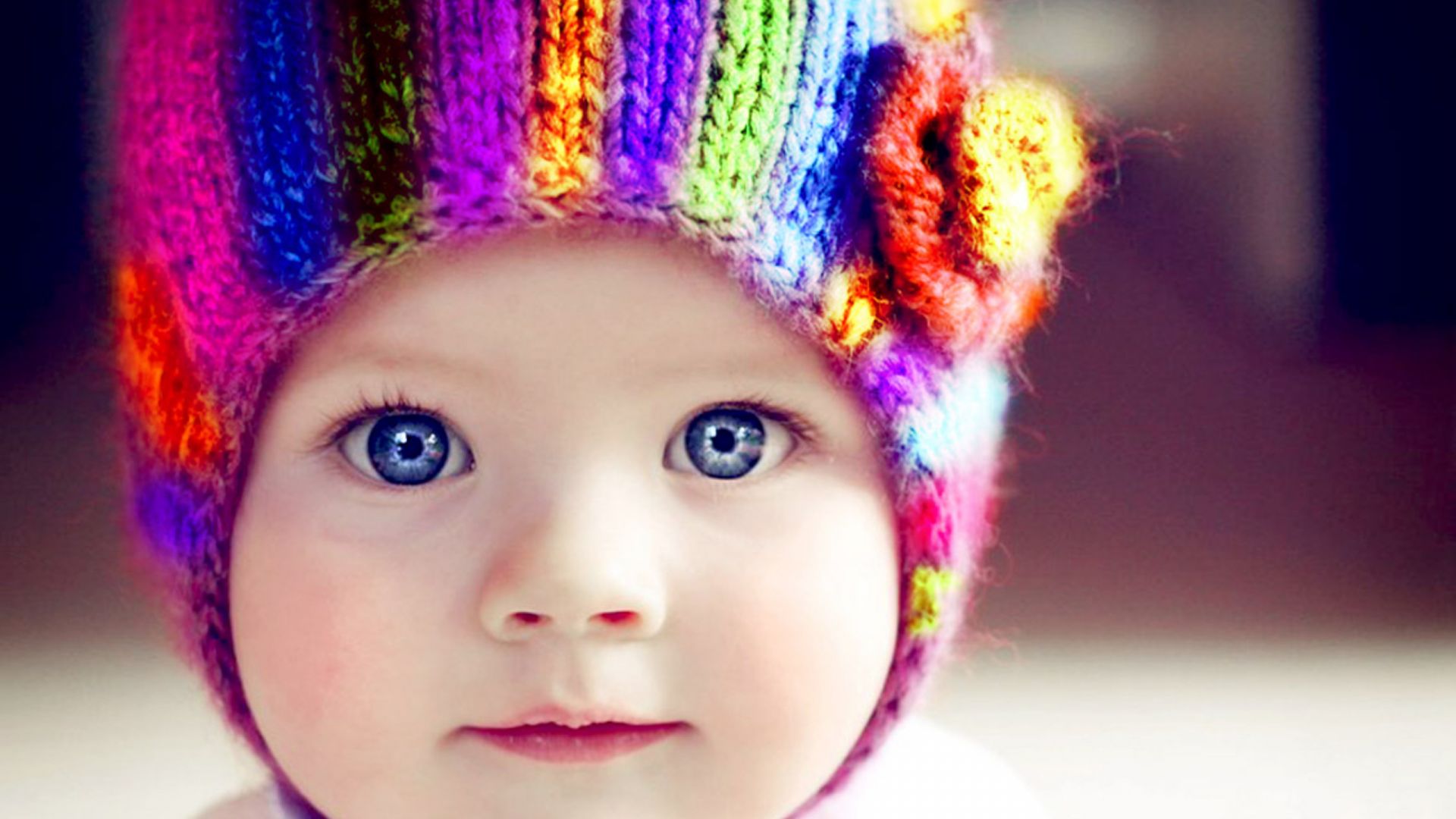 Wallpaper Blue eye Cute baby