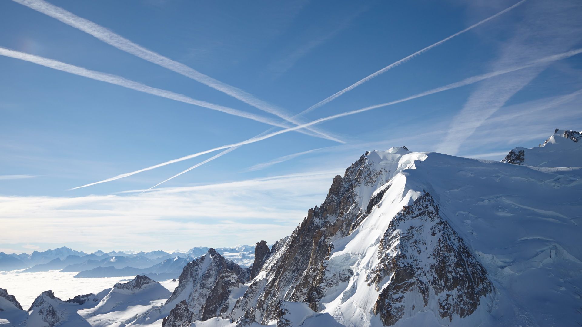 Wallpaper Alps Chamonix mountain