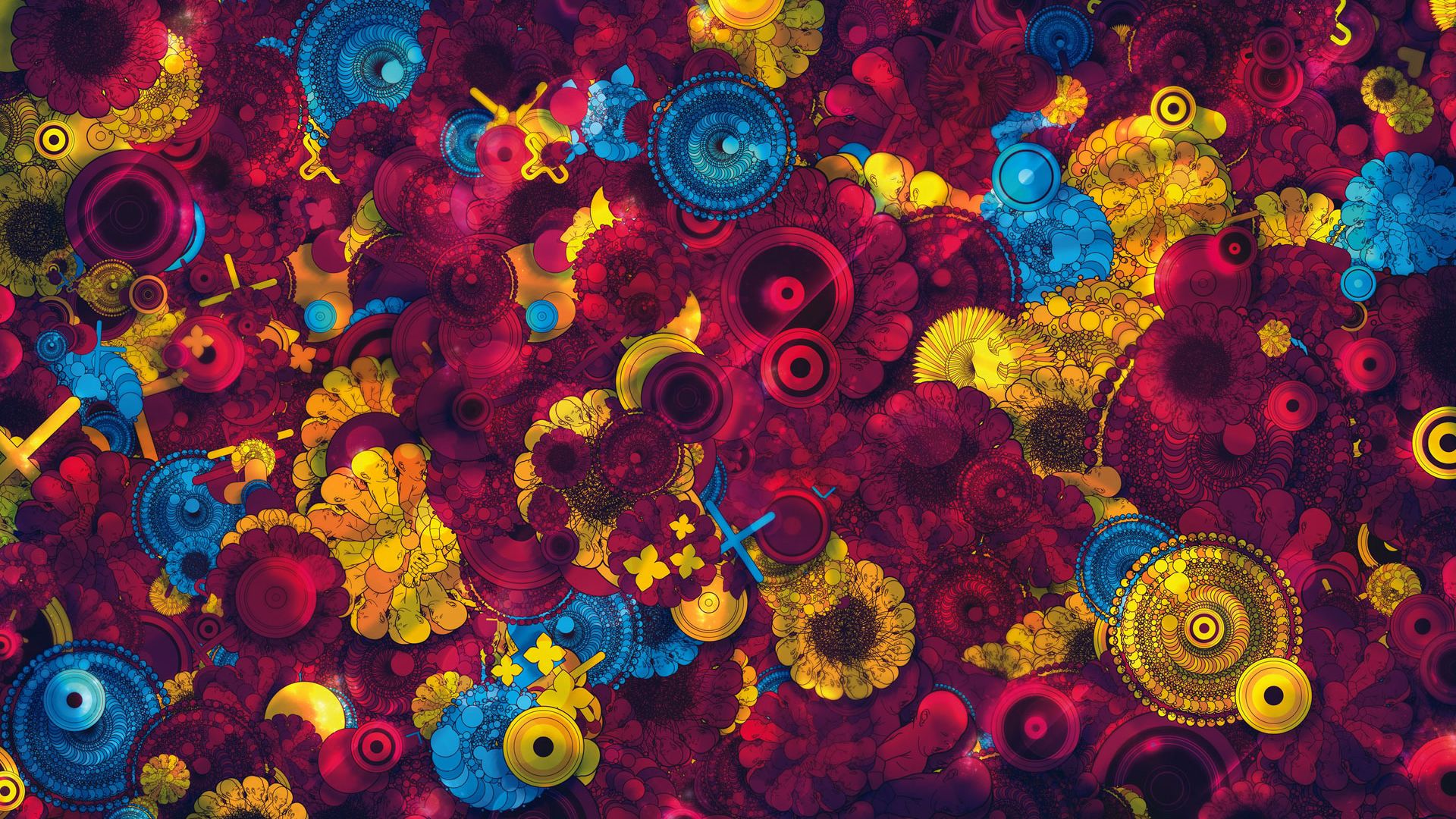 Wallpaper Colorful abstract artwork