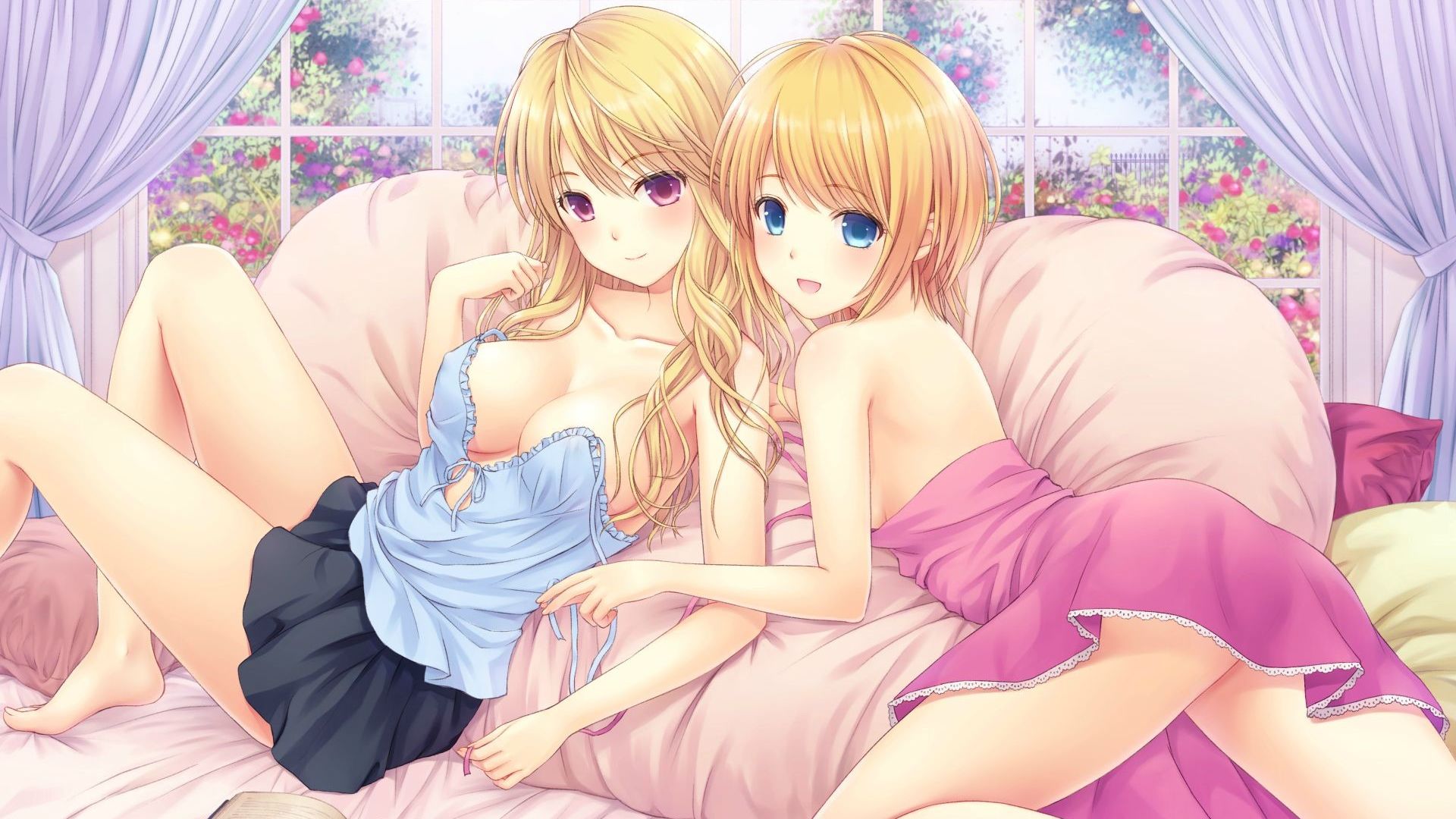 Wallpaper Blonde hair anime girls