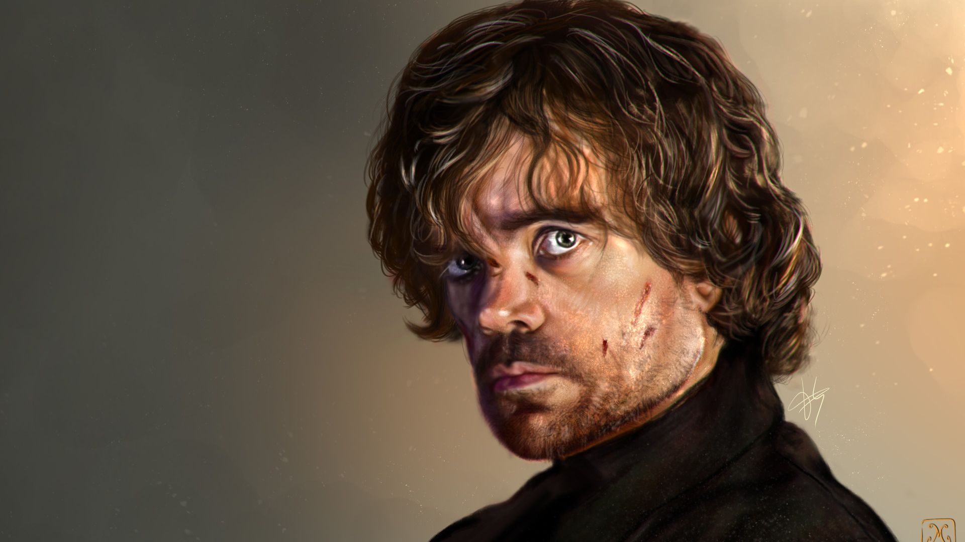 Wallpaper Peter Dinklage as Tyrion lannister amazing artwork