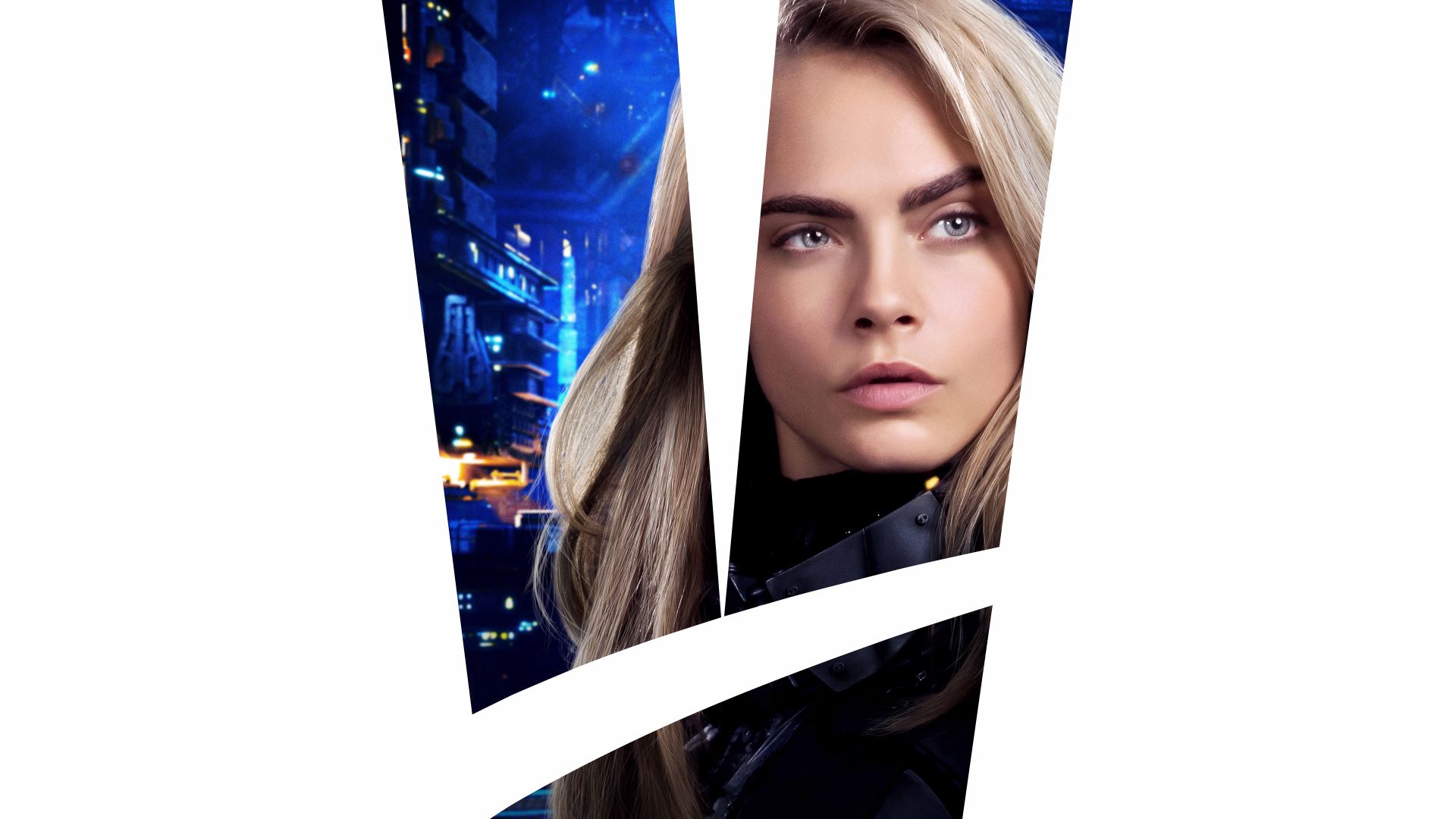 Wallpaper Cara Delevingne as Laureline in Valerian and the city of a thousand planets, movie, actress