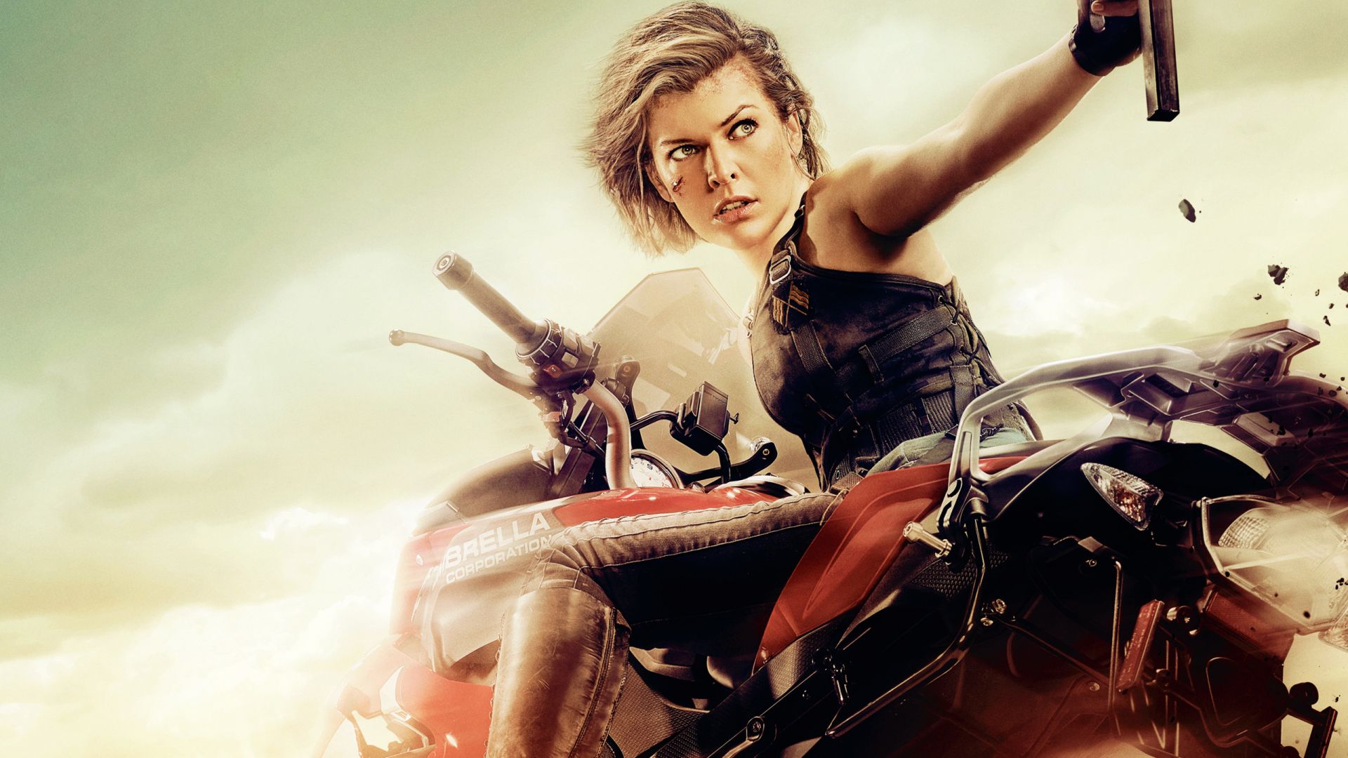 Wallpaper Milla Jovovich in resident evil the final chapter movie
