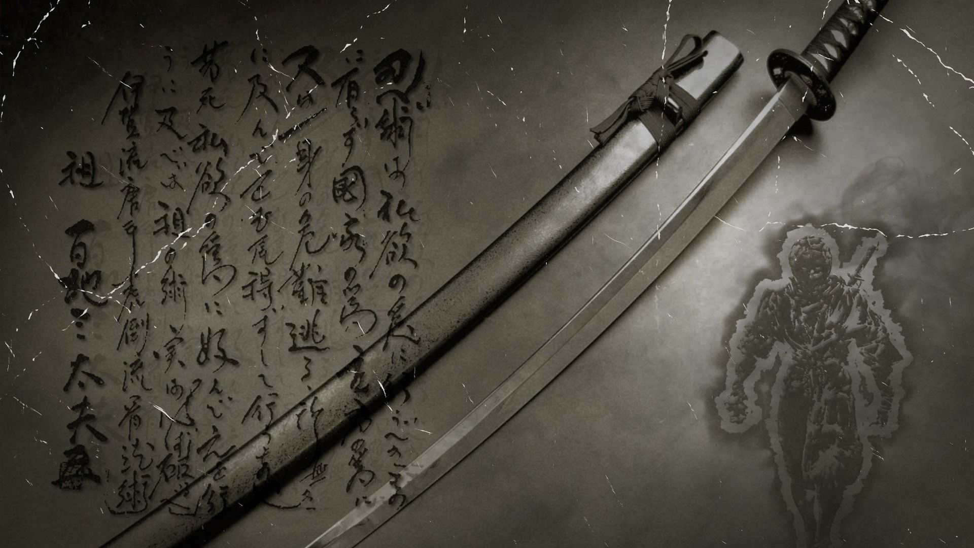 Wallpaper Katana, swords of ninjas, samurai