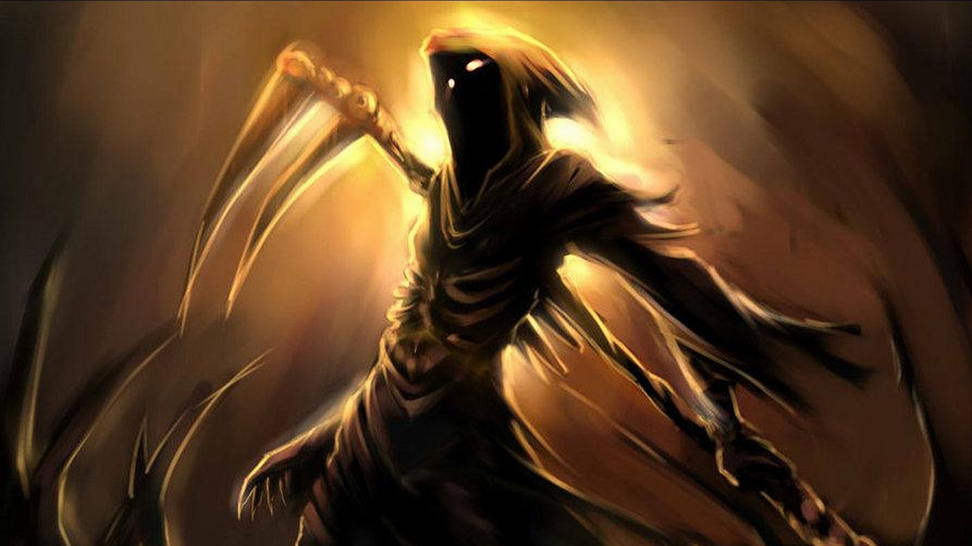 Wallpaper Reaper, grim reaper, artwork