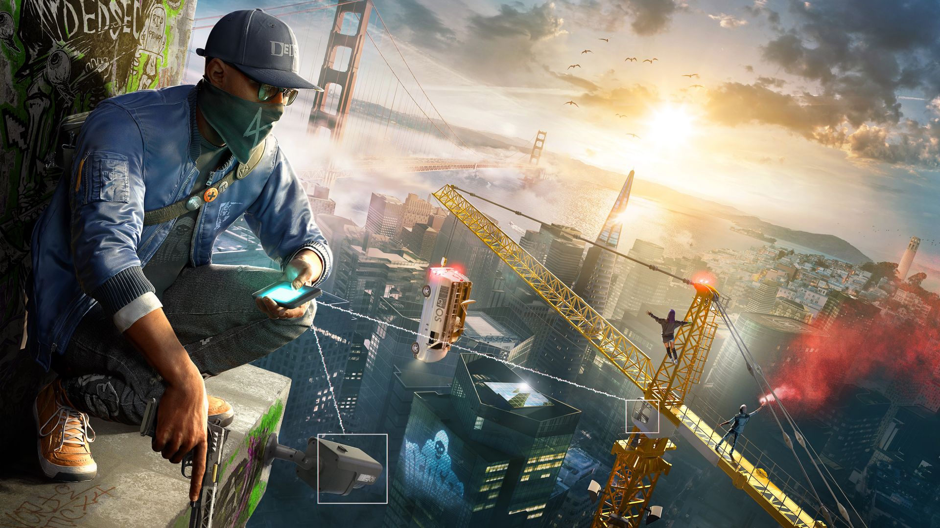Wallpaper Watch dogs 2 video game